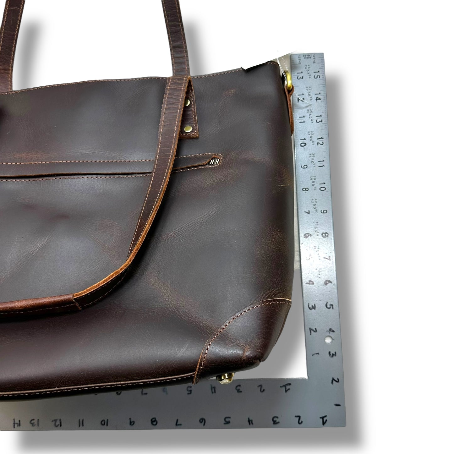 Tote Leather By Montana Hudson , Size: Large