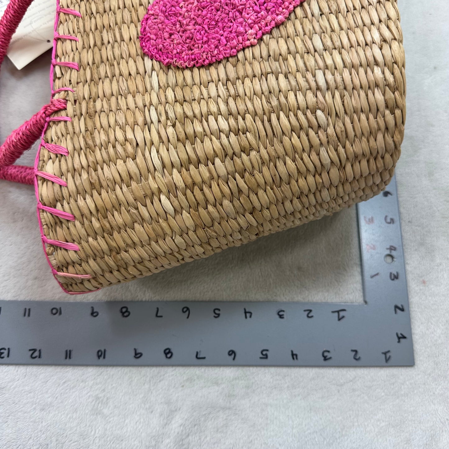 Heart straw Tote By Cmf, Size: Small