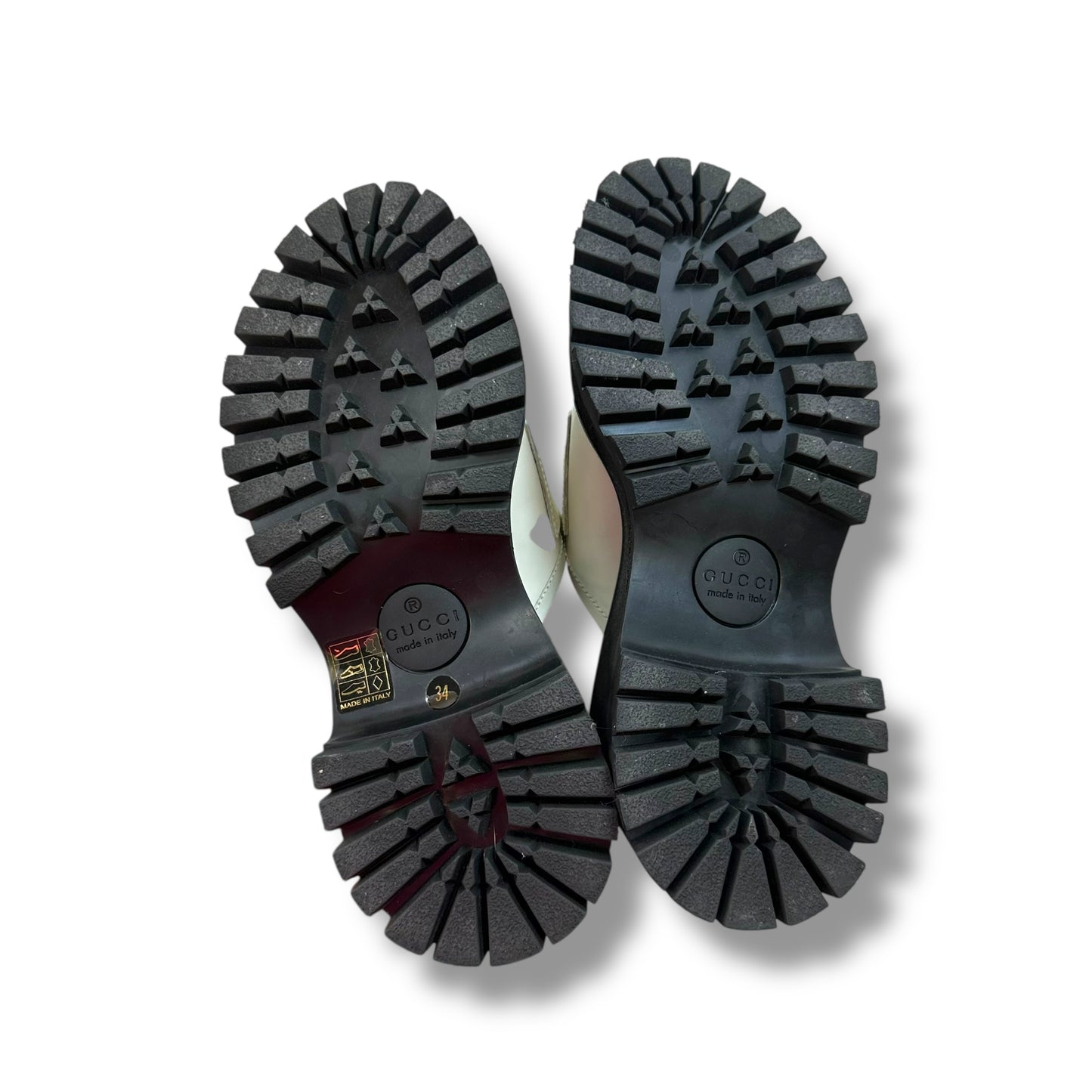 Loafers Sandals Luxury Designer By Gucci In White