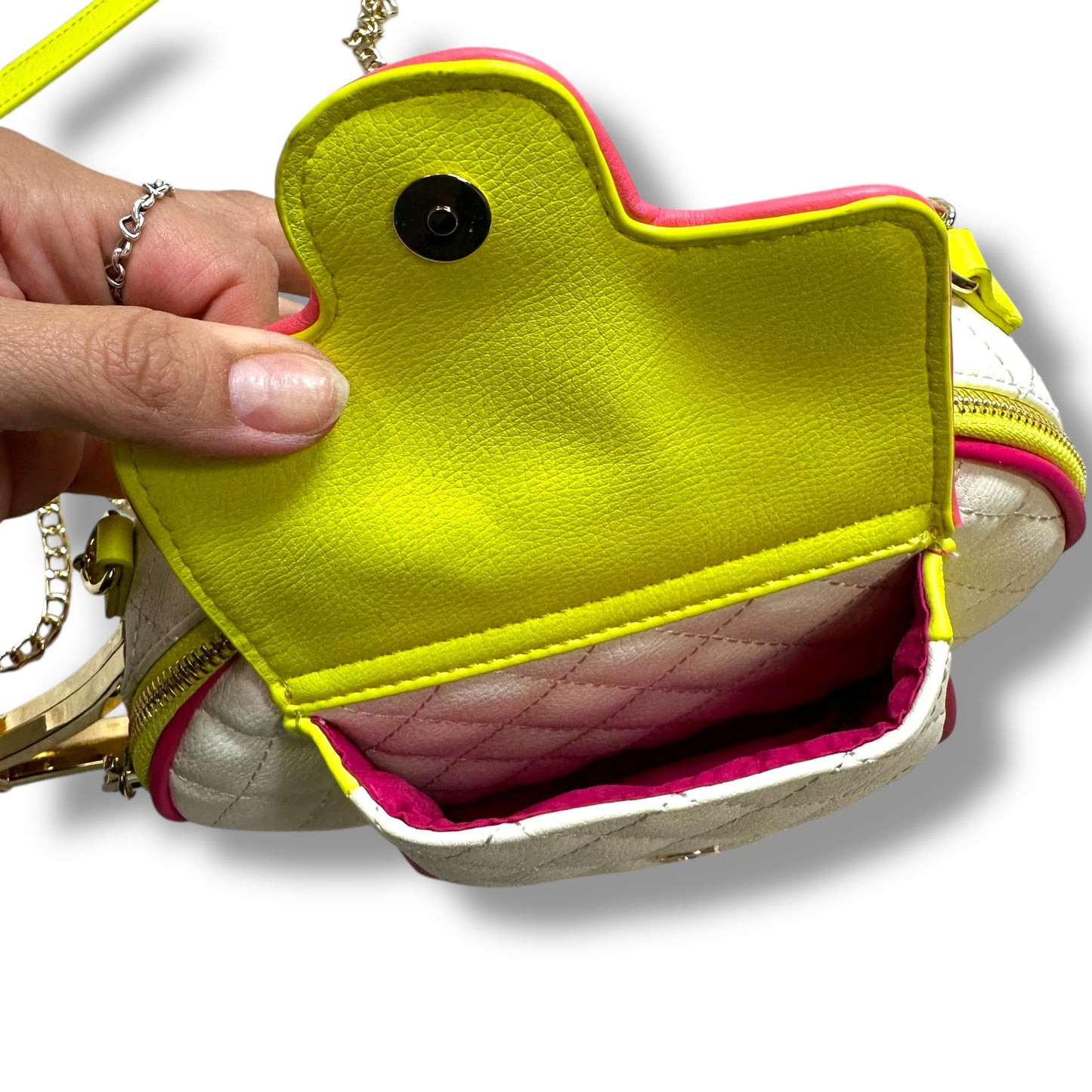 Tennis Racket Crossbody By Betsey Johnson, Size: Small