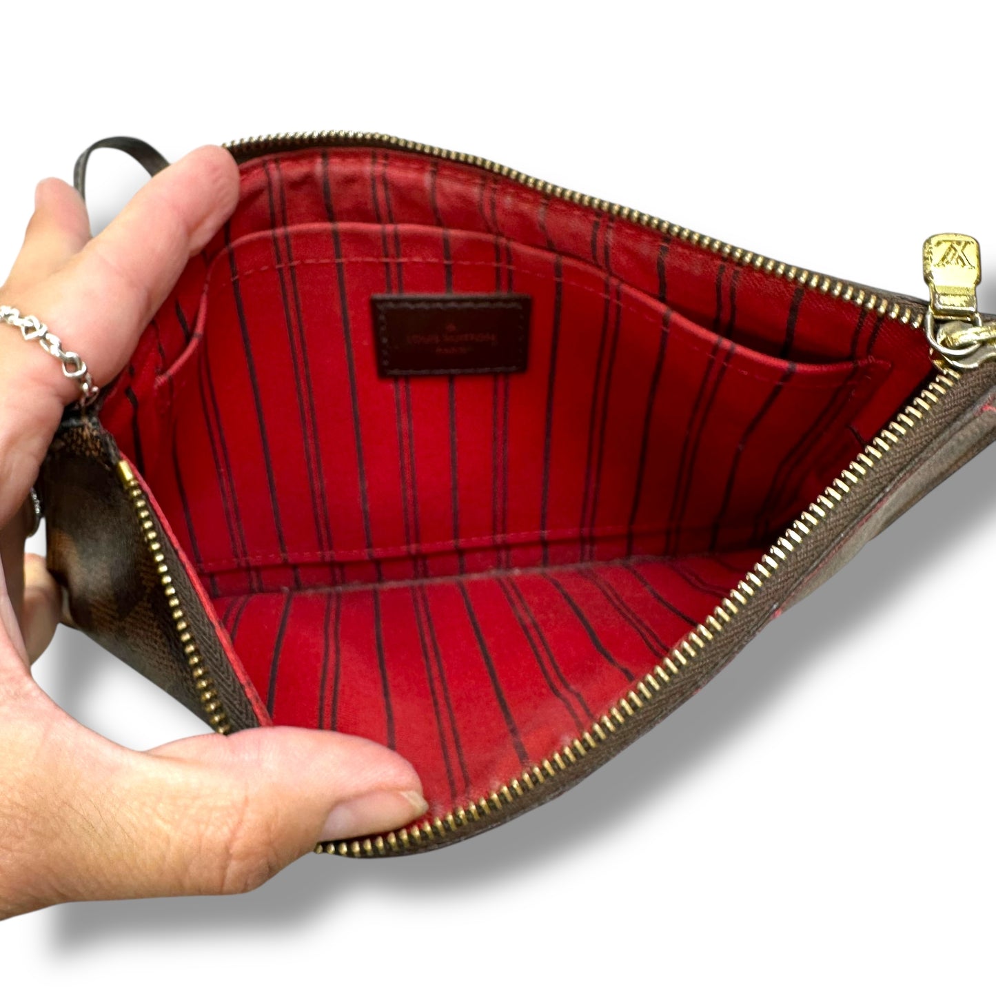 Wristlet Luxury Designer By Louis Vuitton, Size: Medium