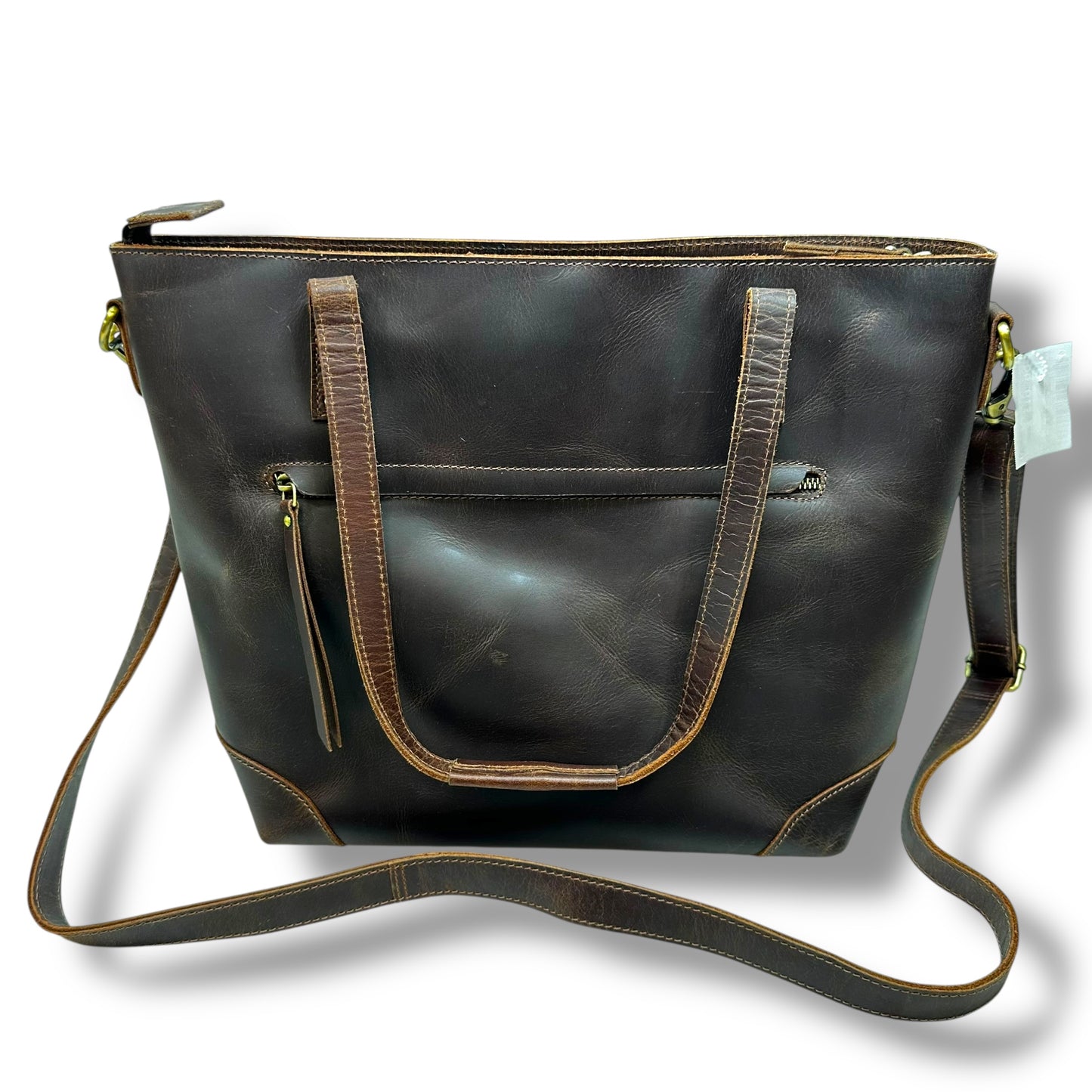 Tote Leather By Montana Hudson , Size: Large