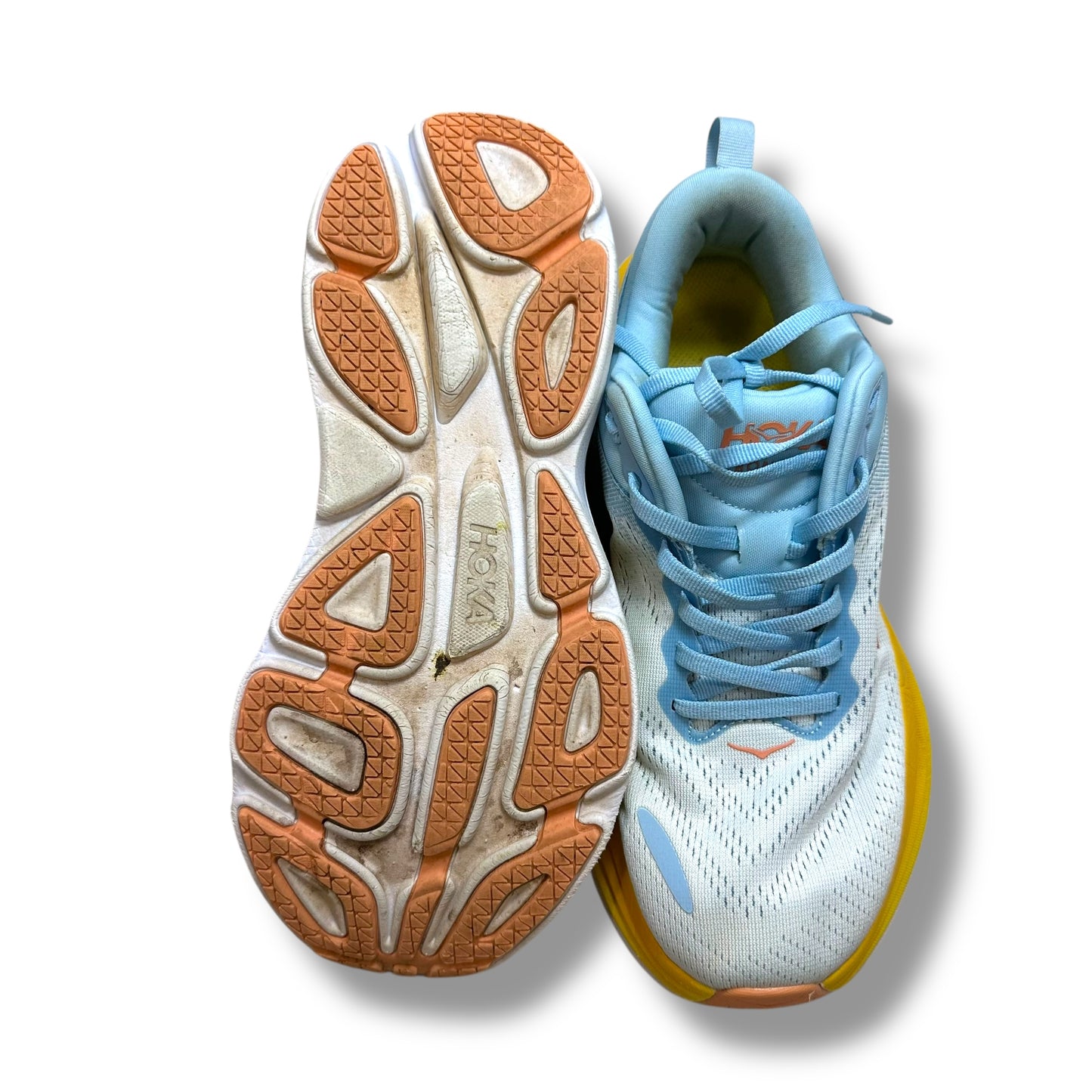 Shoes Sneakers By Hoka In Blue, Size: 9