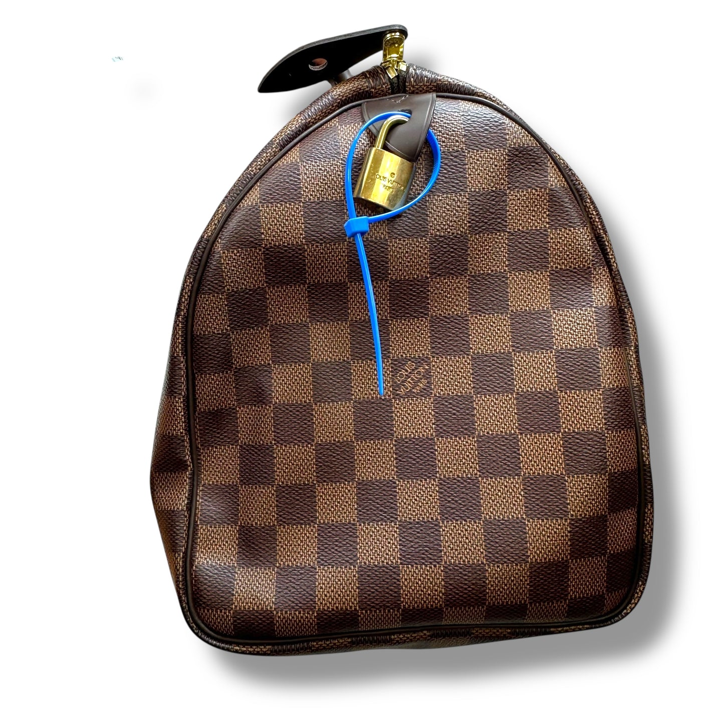 Speedy 35 Handbag Luxury Designer By Louis Vuitton, Size: Medium