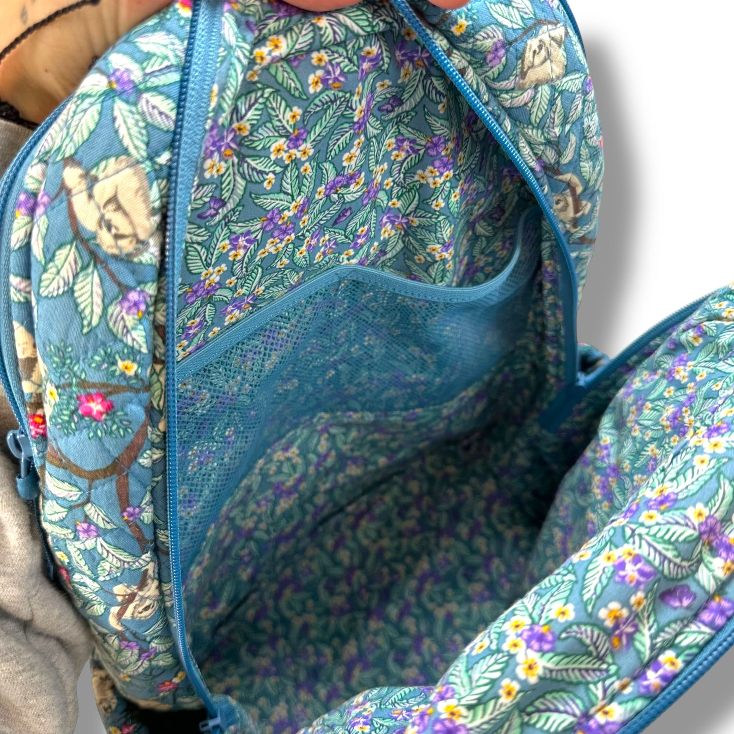 Sloth Hanging Around Campus Backpack By Vera Bradley, Size: Small