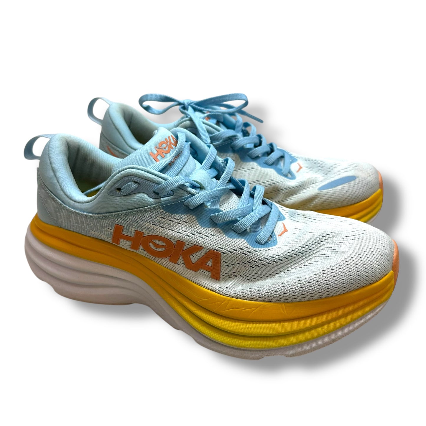 Shoes Sneakers By Hoka In Blue, Size: 9