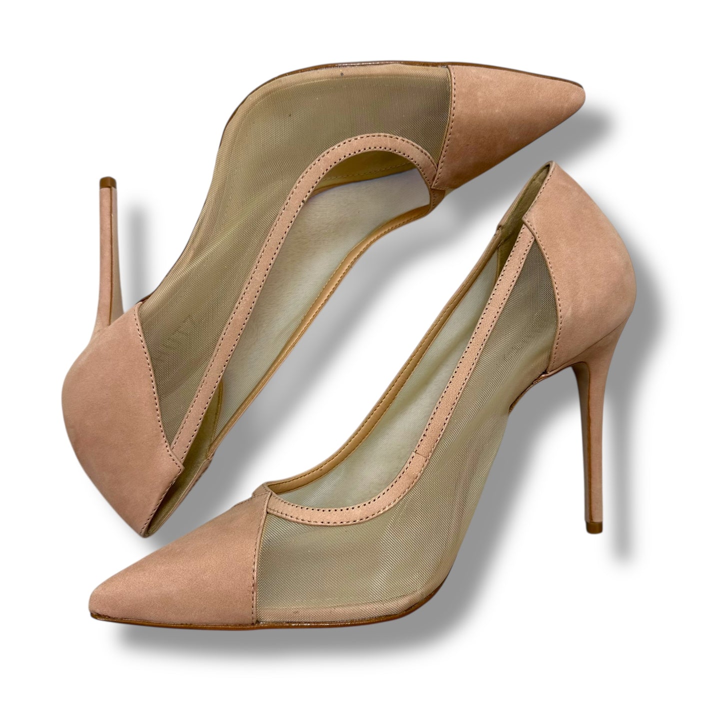 Shoes Heels Stiletto By Schutz In Tan, Size: 9.5