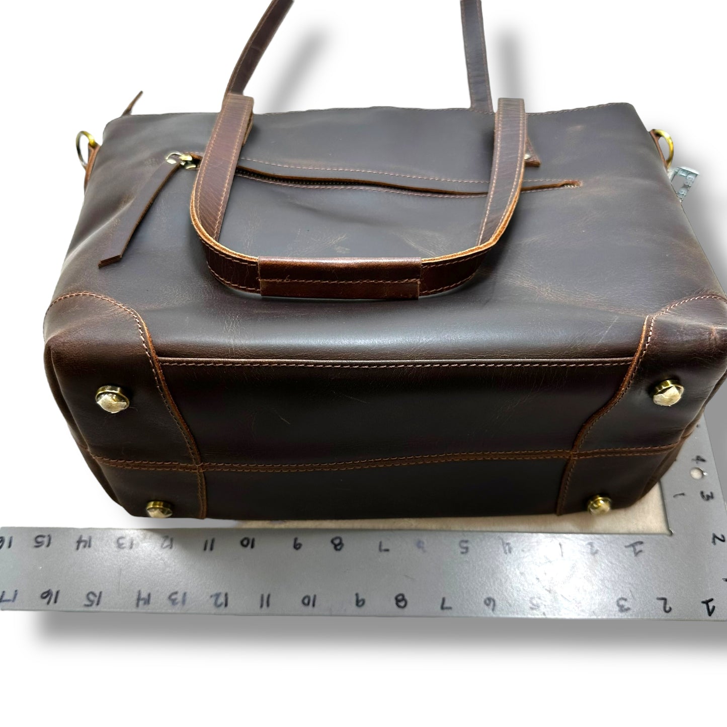 Tote Leather By Montana Hudson , Size: Large