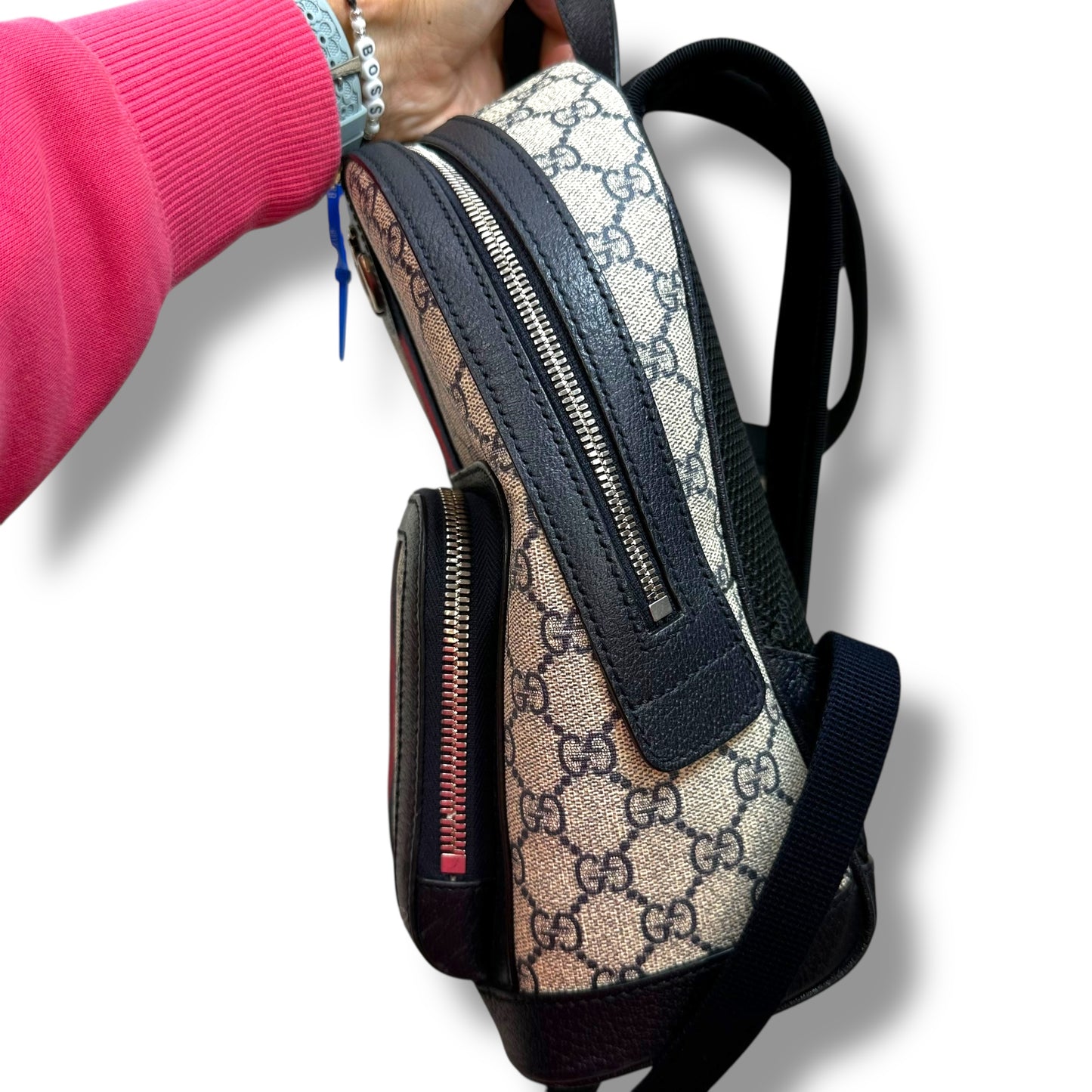 Ophidia GG Backpack Luxury Designer By Gucci, Size: Small
