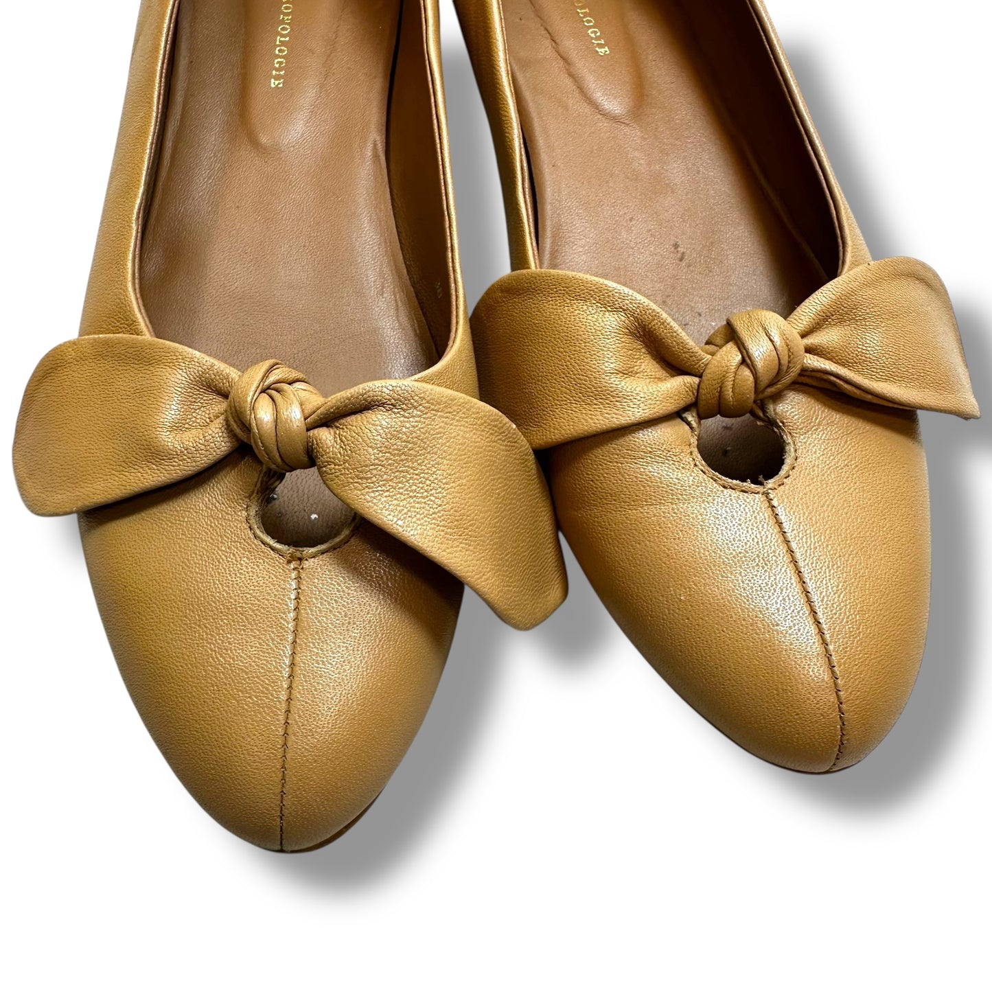Shoes Flats By Anthropologie In Tan, Size: 7.5