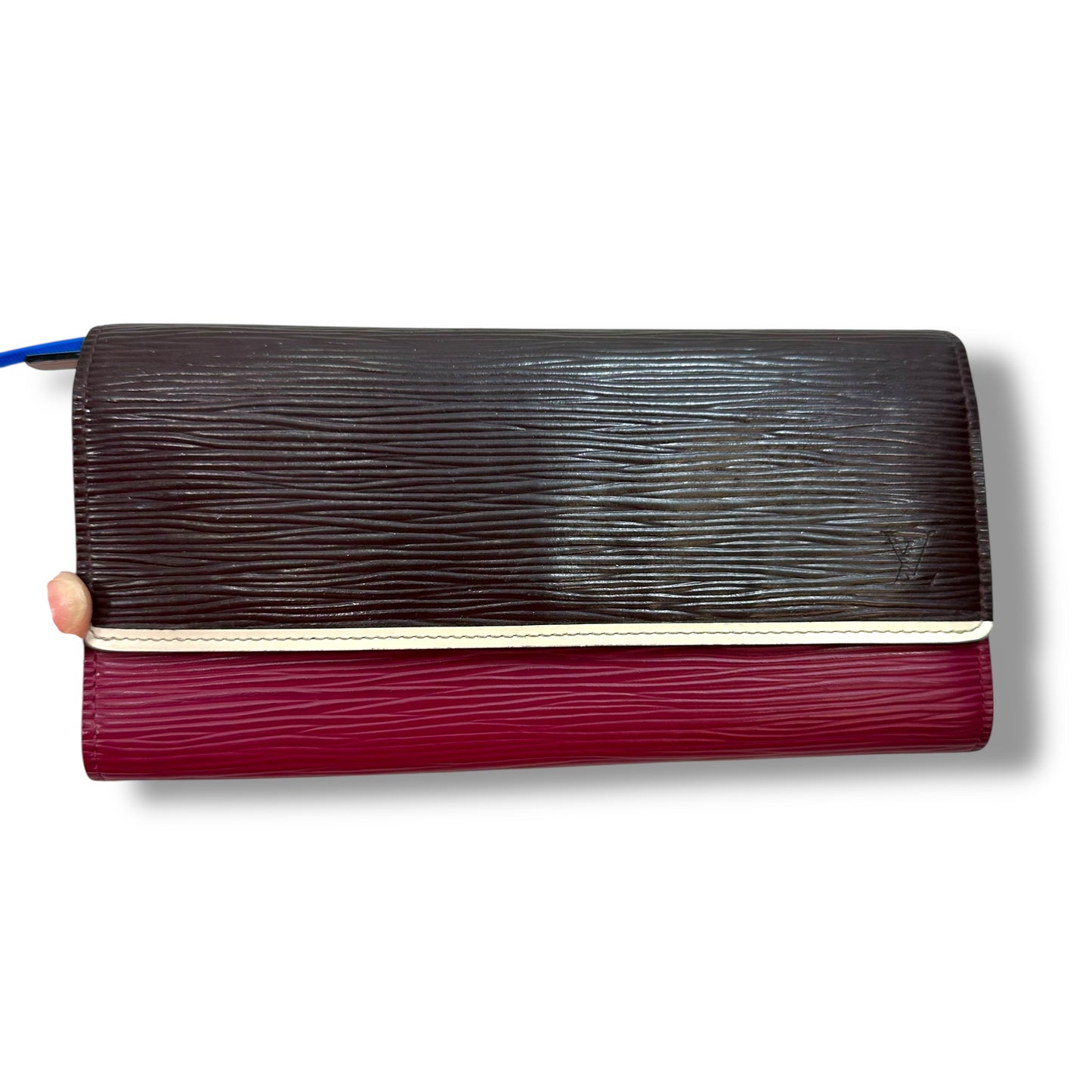 Epi leather Wallet Luxury Designer By Louis Vuitton, Size: Medium