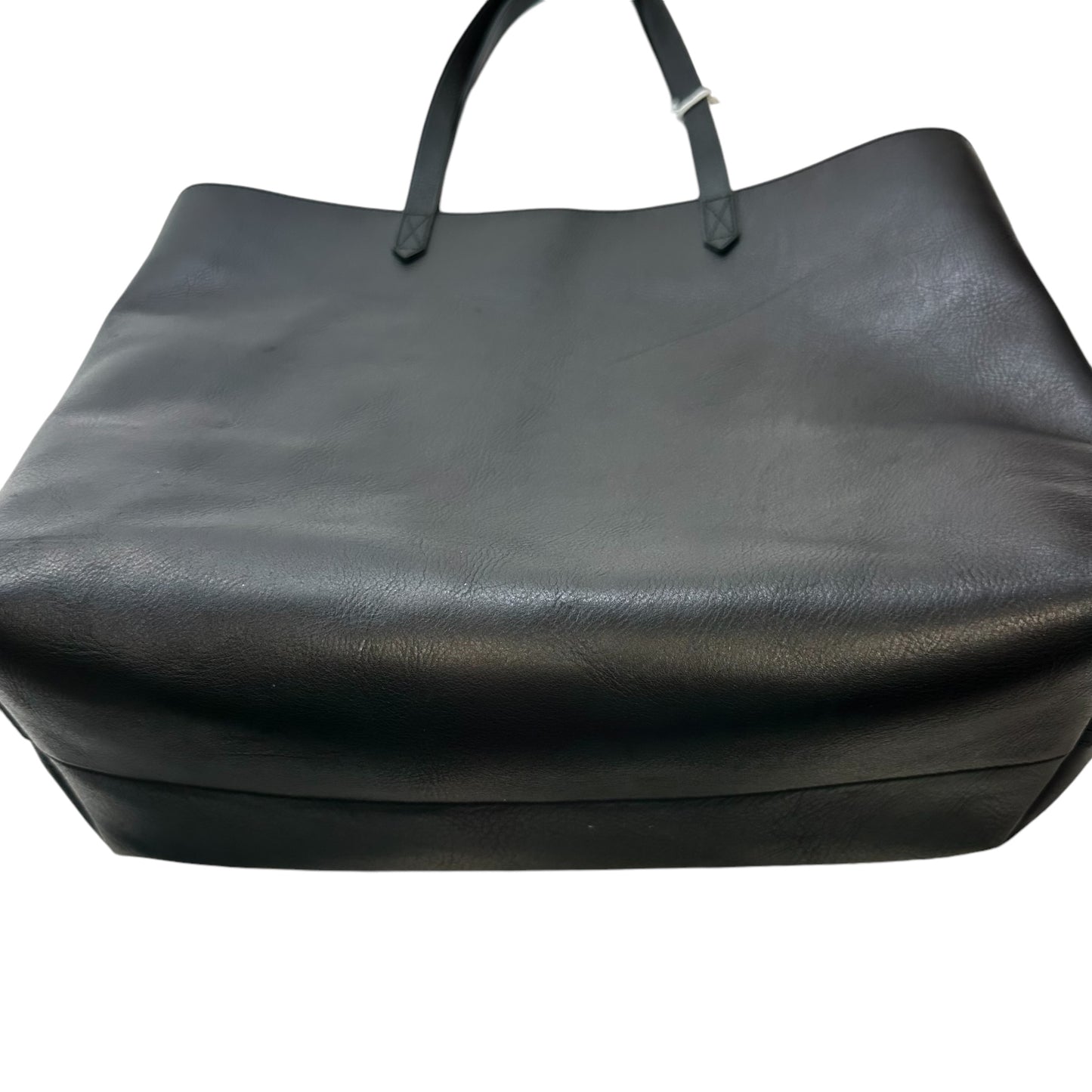 Leather Tote Designer By Madewell, Size: Large