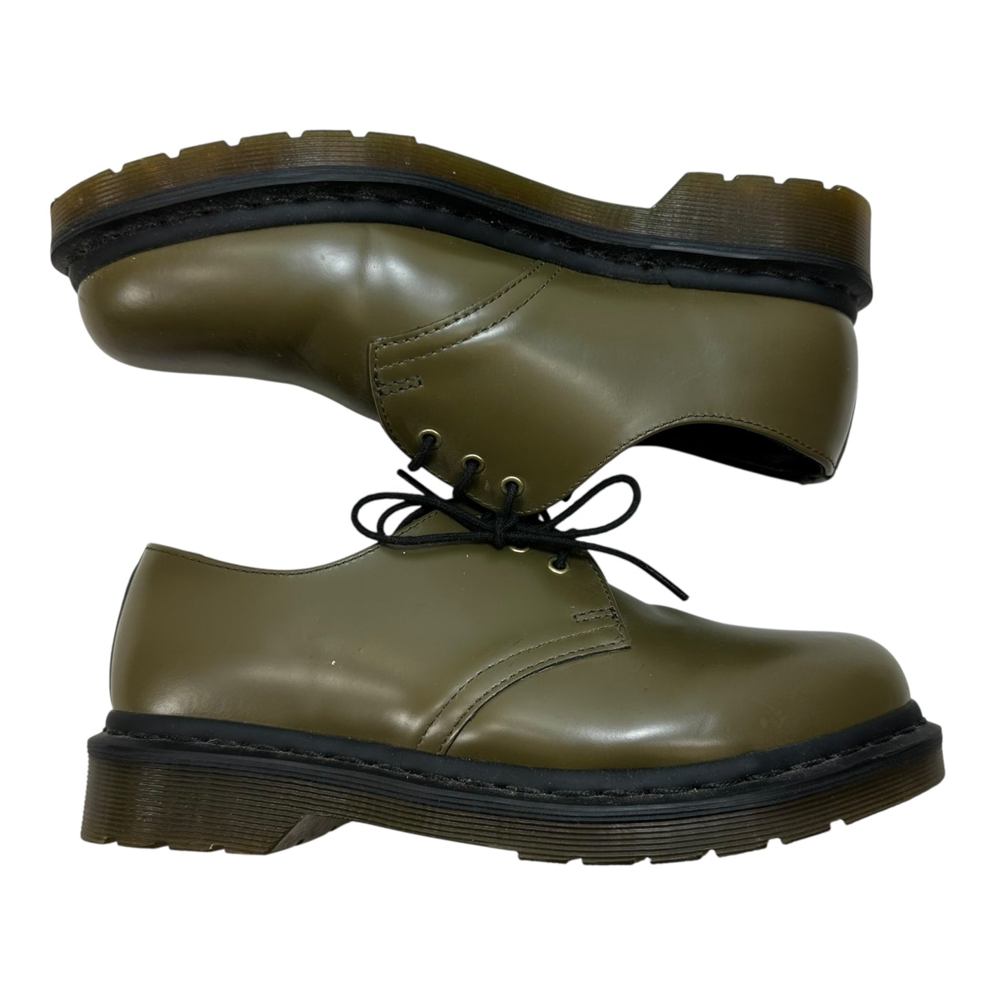 Shoes Heels Block By Dr Martens In Green, Size: 7