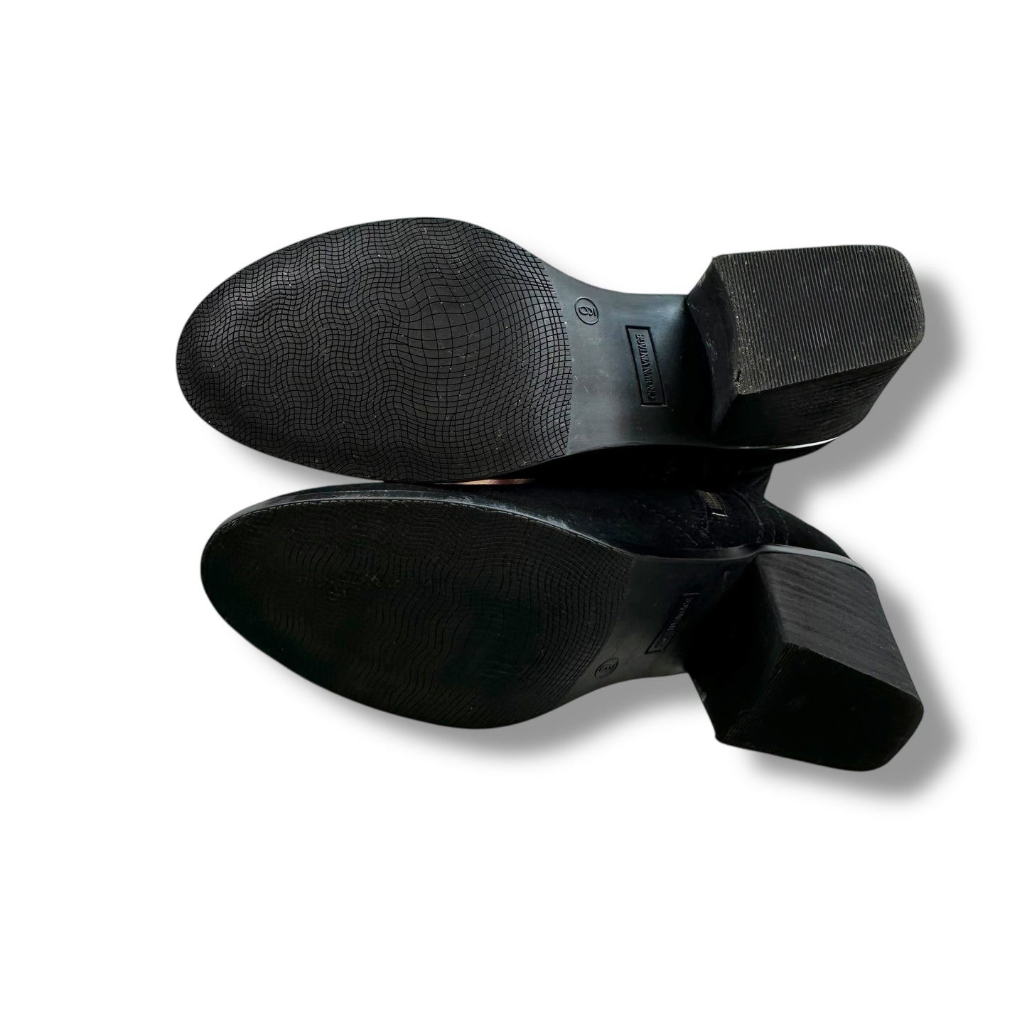 Boots Knee Flats By Crown Vintage In Black, Size: 9
