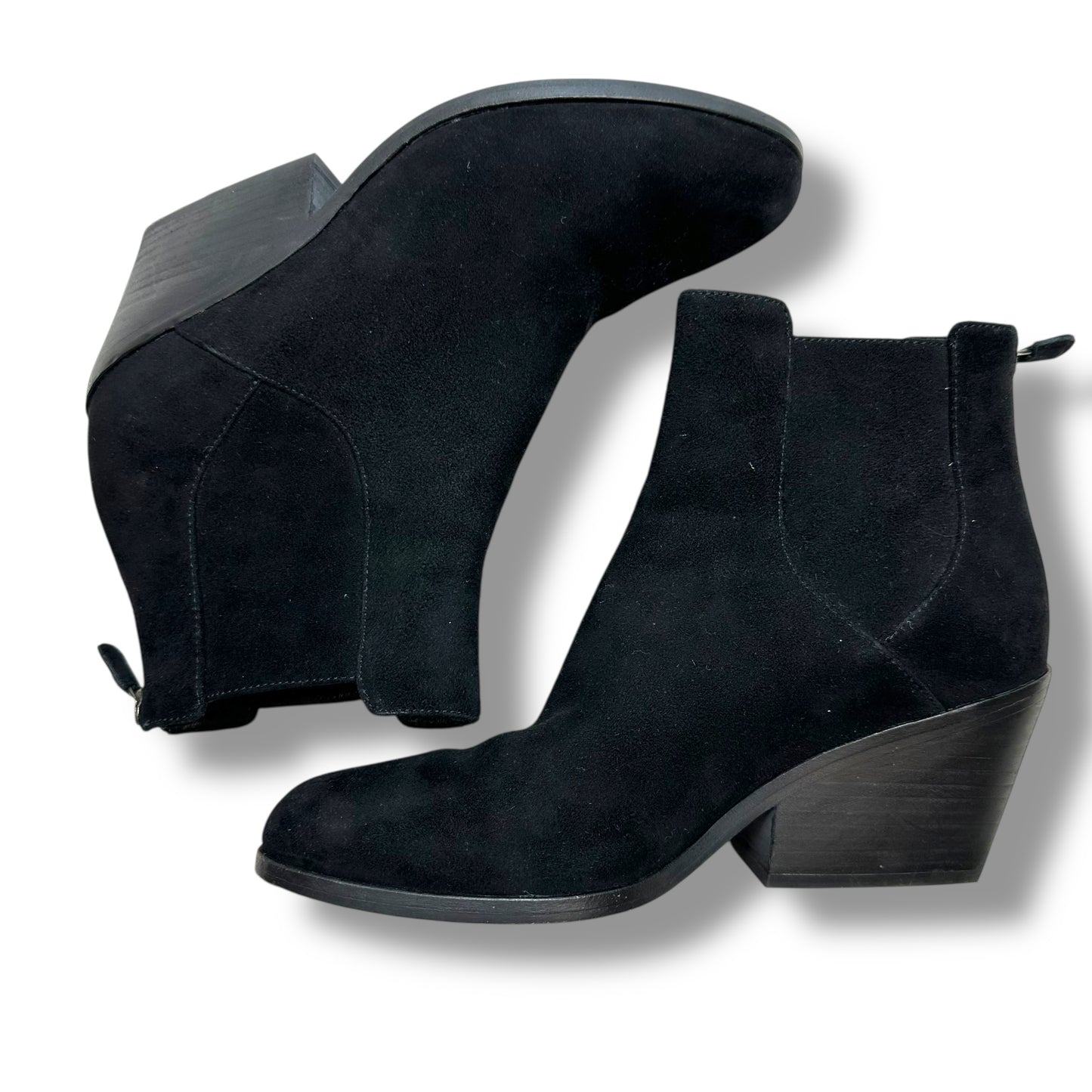 Boots Ankle Heels By Eileen Fisher In Black, Size: 8