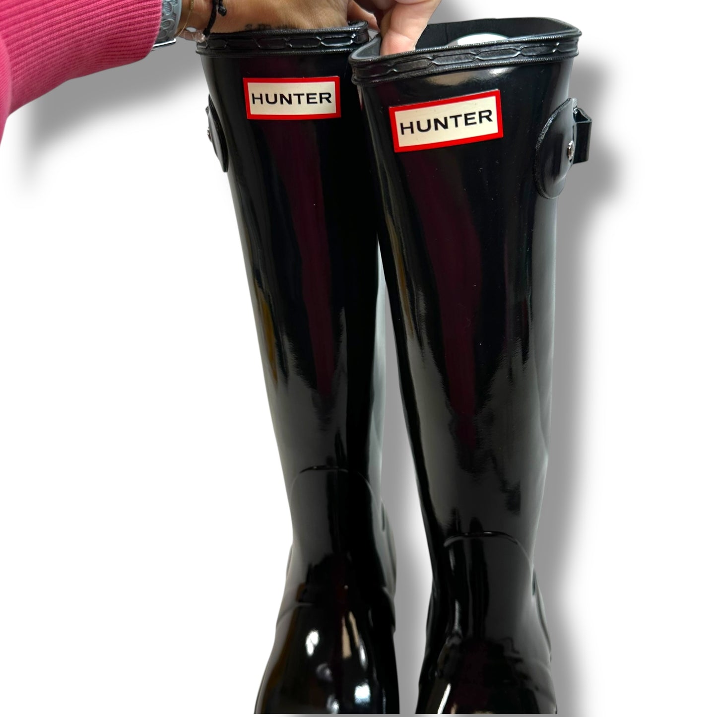 Tall Boots Rain By Hunter In Black, Size: 8