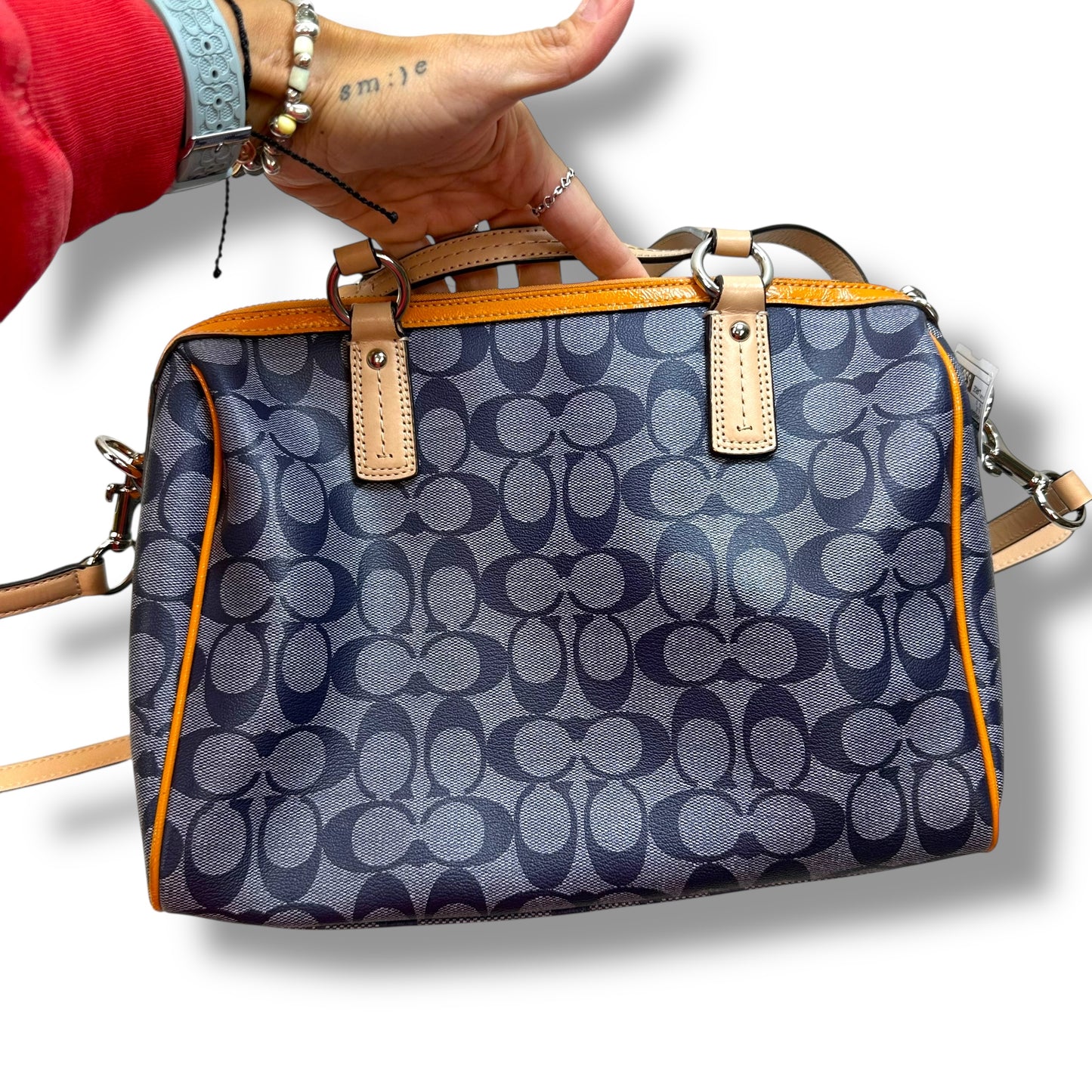 Handbag Designer By Coach, Size: Large
