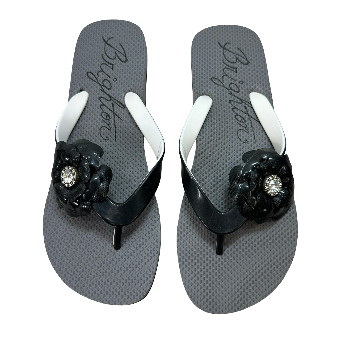 Sandals Flip Flops By Brighton In Black, Size: 8