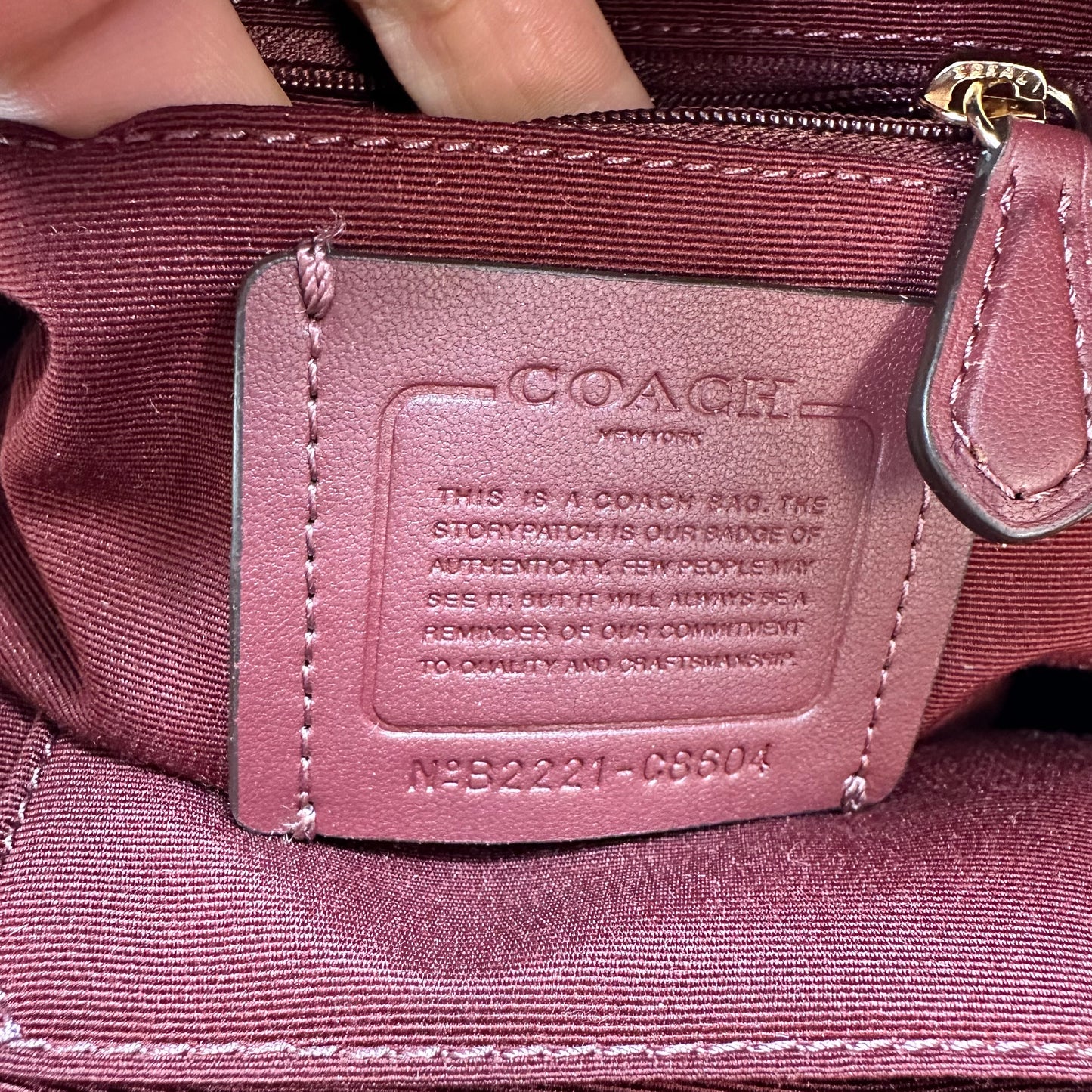 Backpack Designer By Coach, Size: Small
