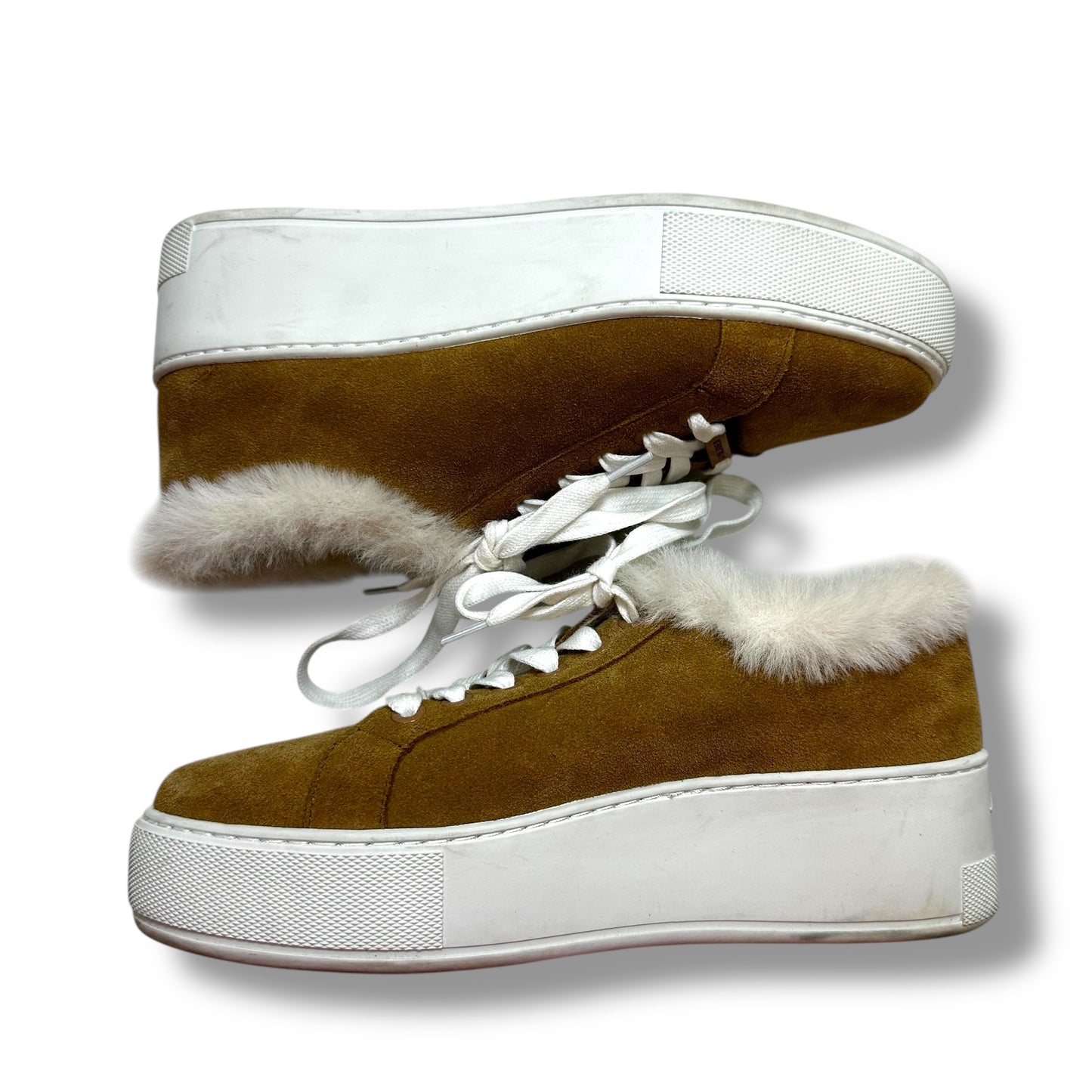 Shoes Sneakers By J Slides In Brown, Size: 7