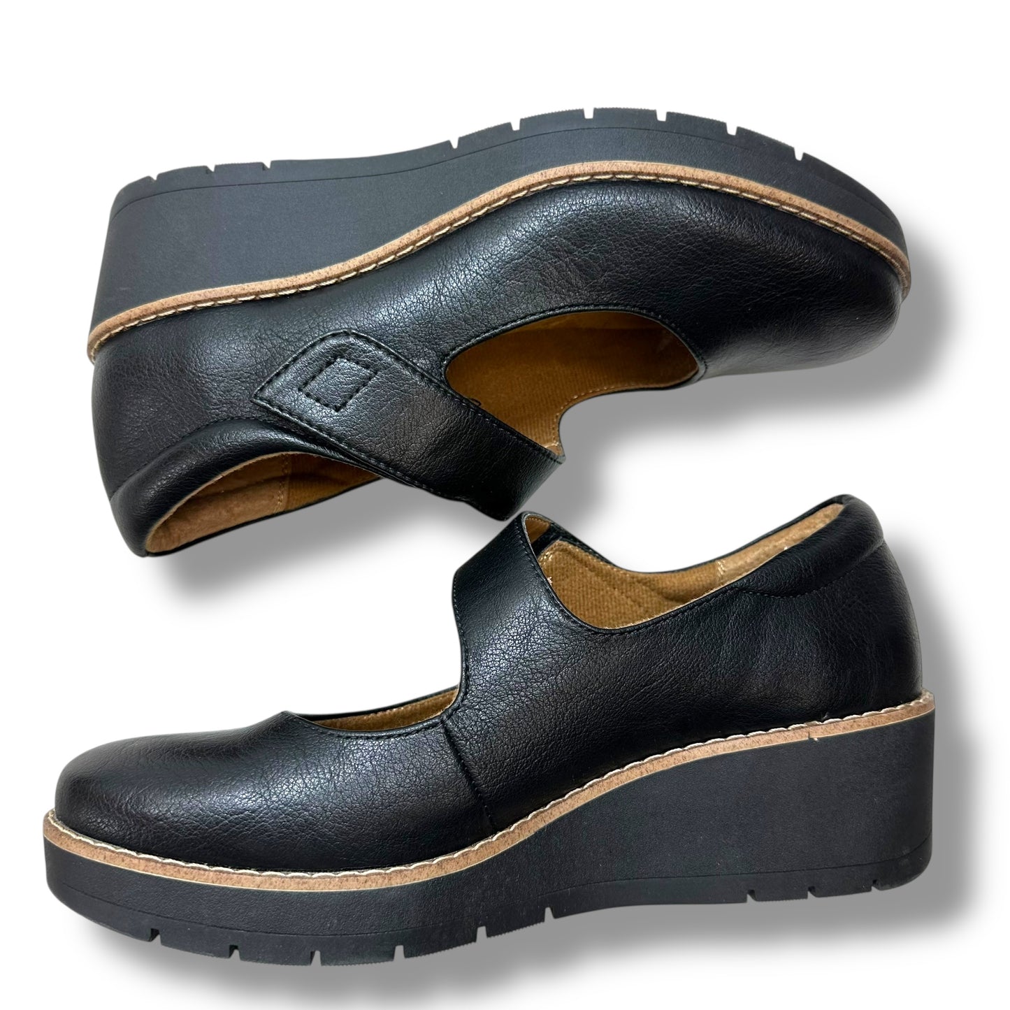 Shoes Heels Platform By Sofft In Black, Size: 9