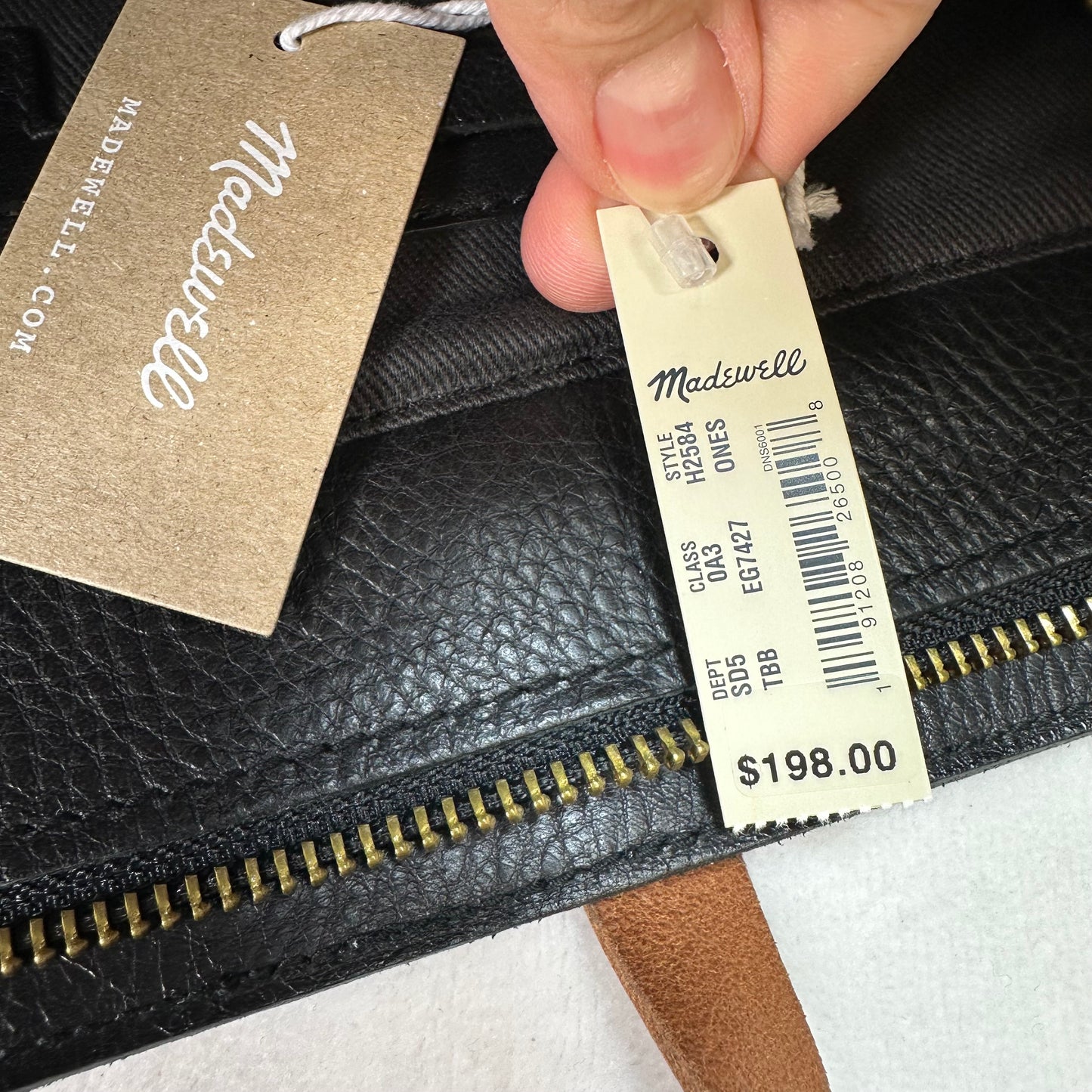 Leather Tote By Madewell, Size: Large