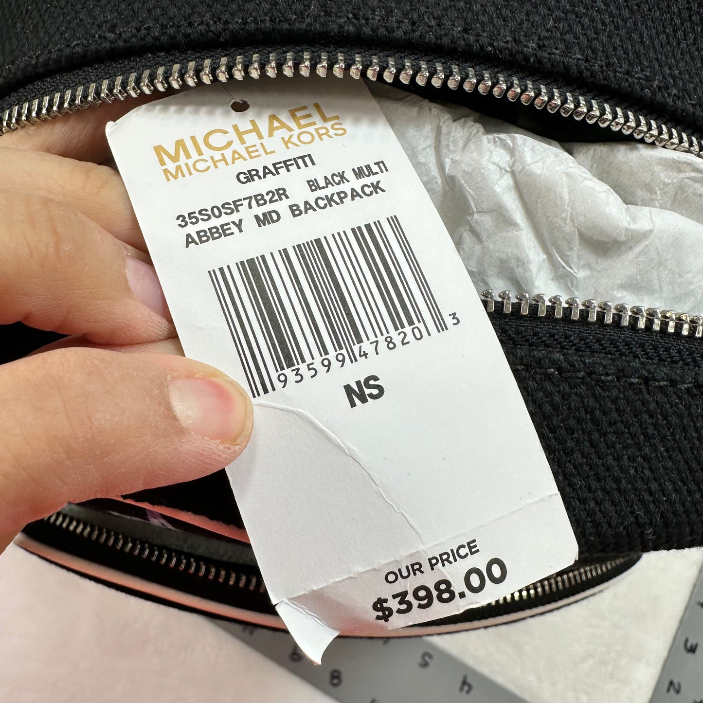 Backpack Designer By Michael Kors, Size: medium