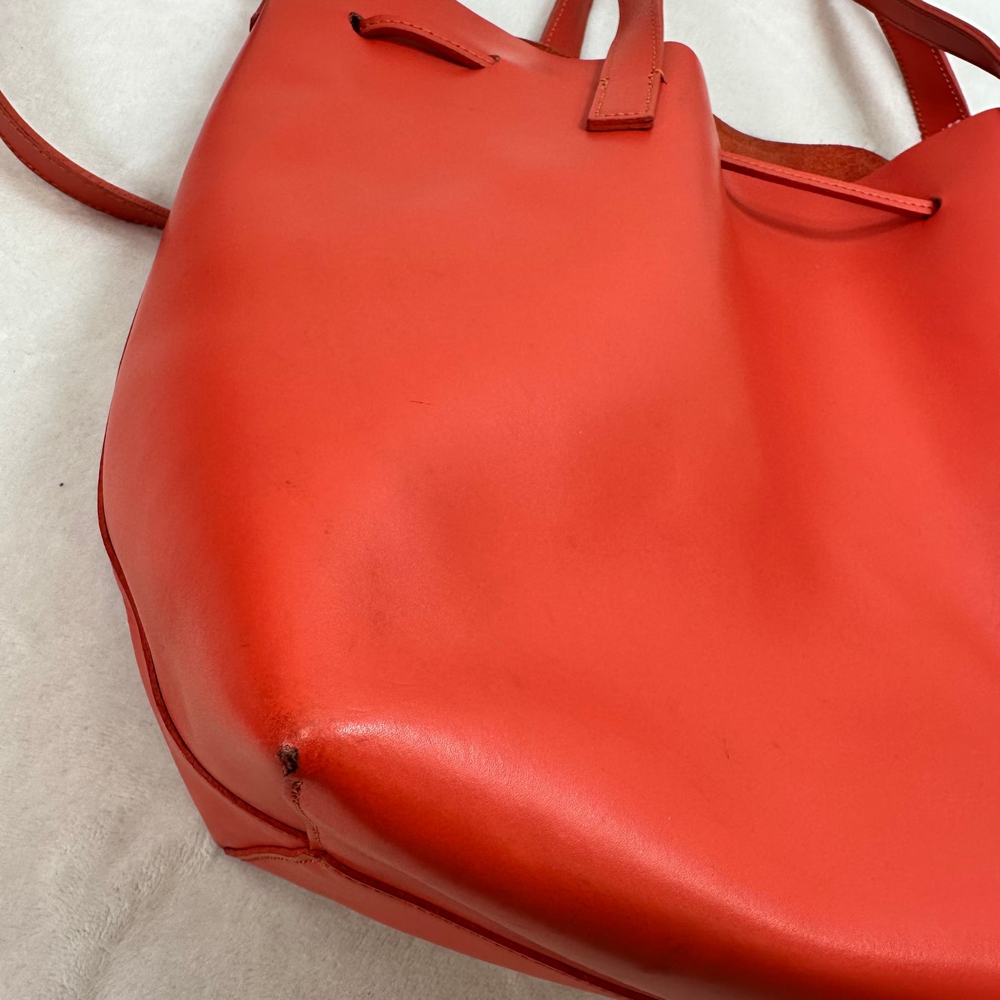 Handbag Leather By LANCASTER, Size: Medium