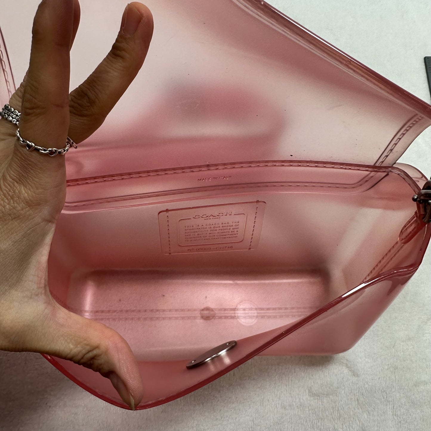 Jelly Tabby Crossbody Designer By Coach, Size: Medium