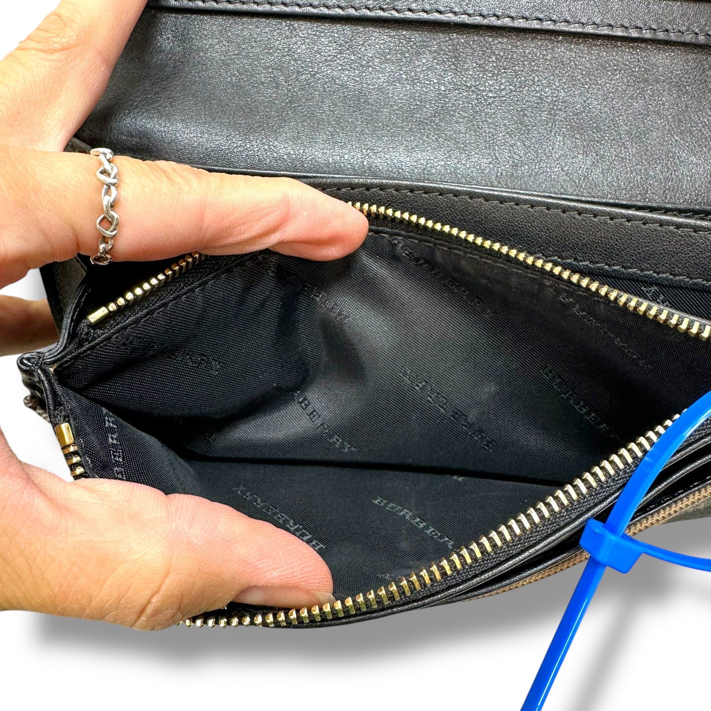 Wallet Luxury Designer By Burberry, Size: Small