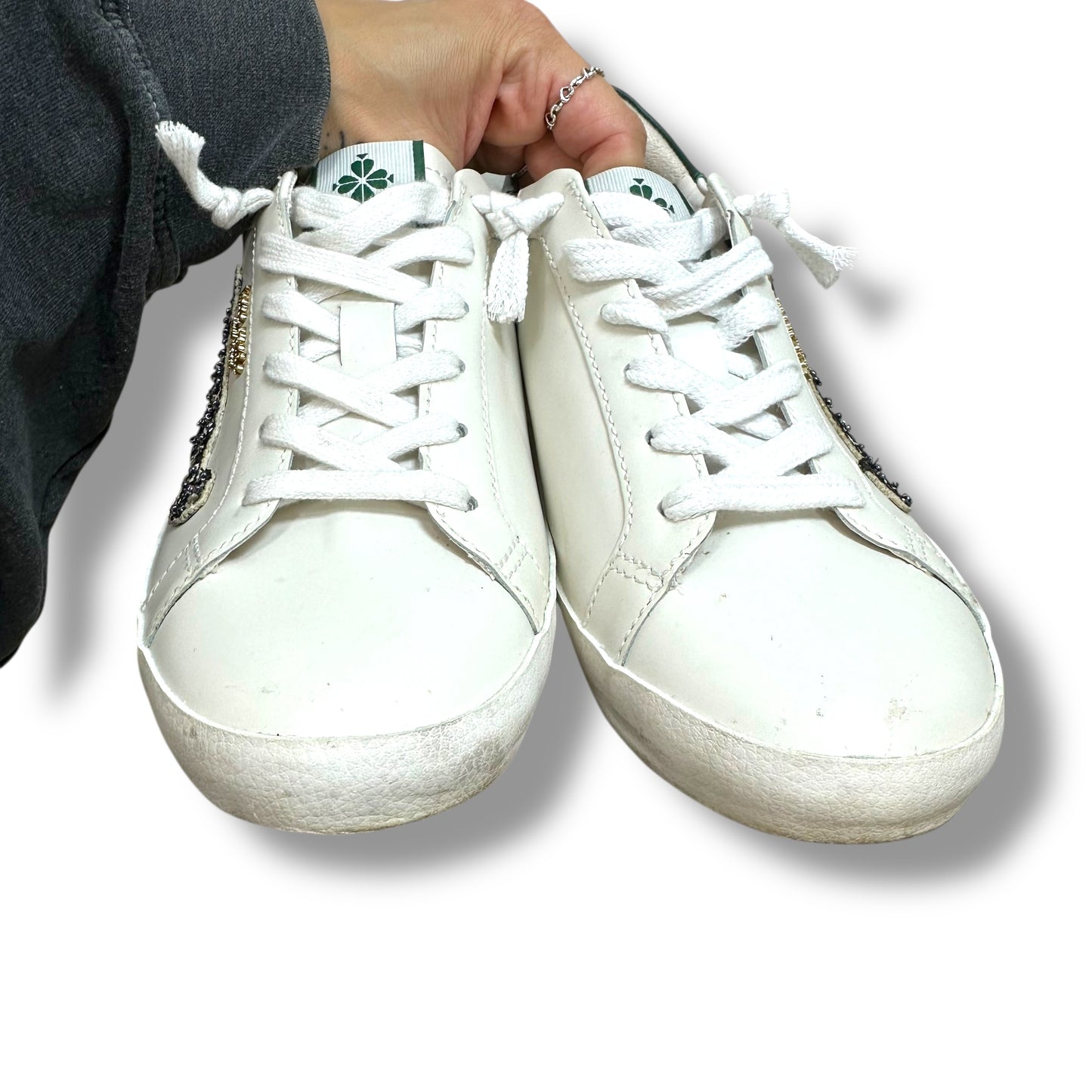 Shoes Designer By Kate Spade In White, Size: 8.5