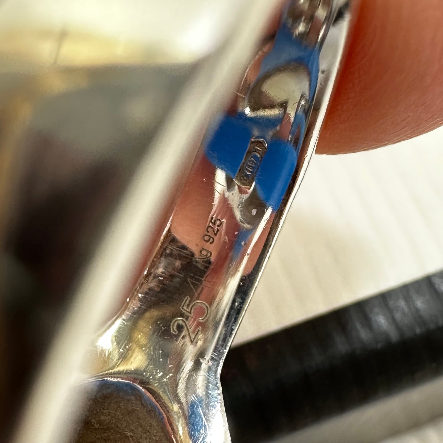 Sterling silver Heart Ring Band By Gucci size 11