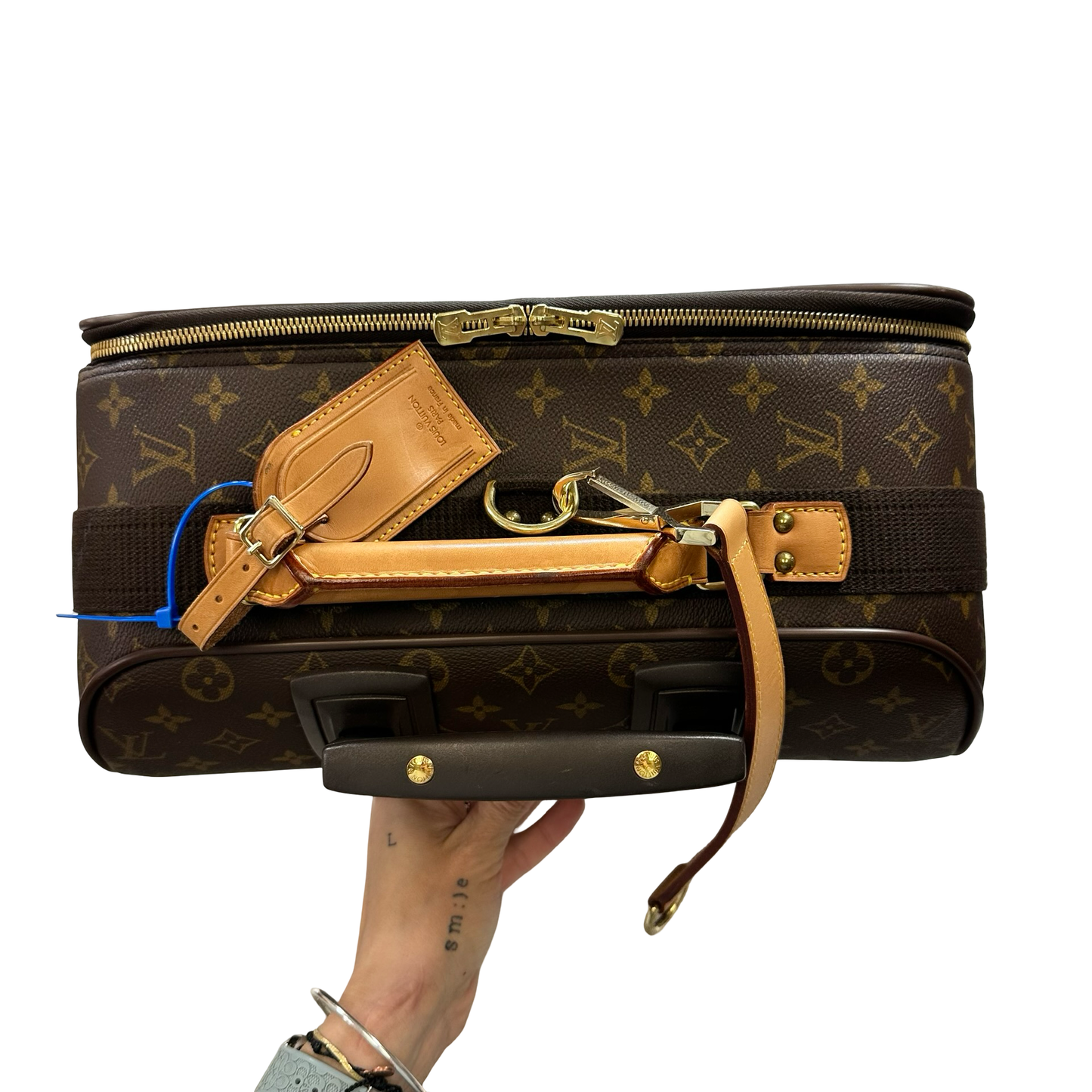 REDUCED/Final Sale: Monogram Luggage rolling suitcase Luxury Designer By Louis Vuitton, Size: Medium IN STORE PICK UP