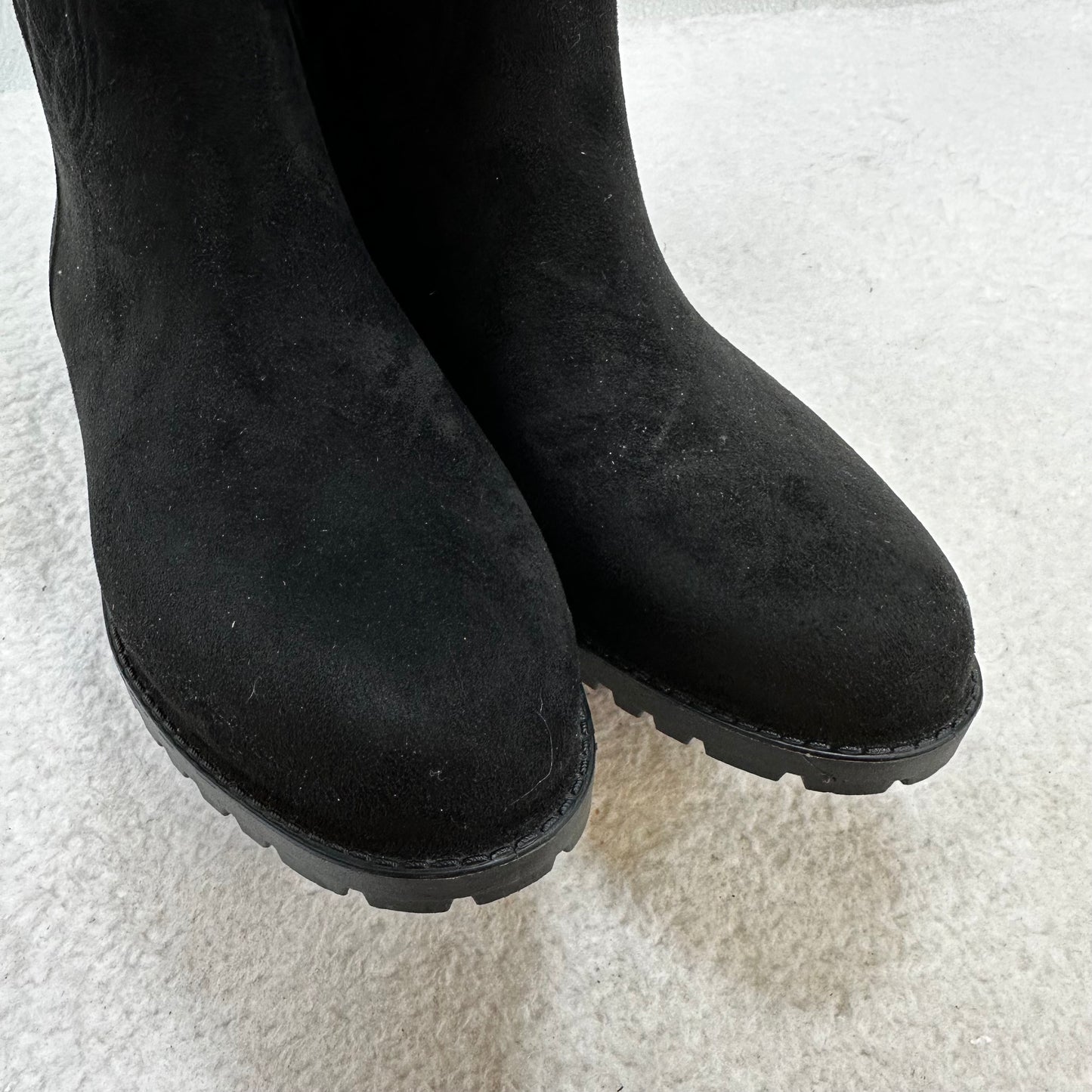 Black Boots Knee Flats Tommy Hilfiger, Size 7