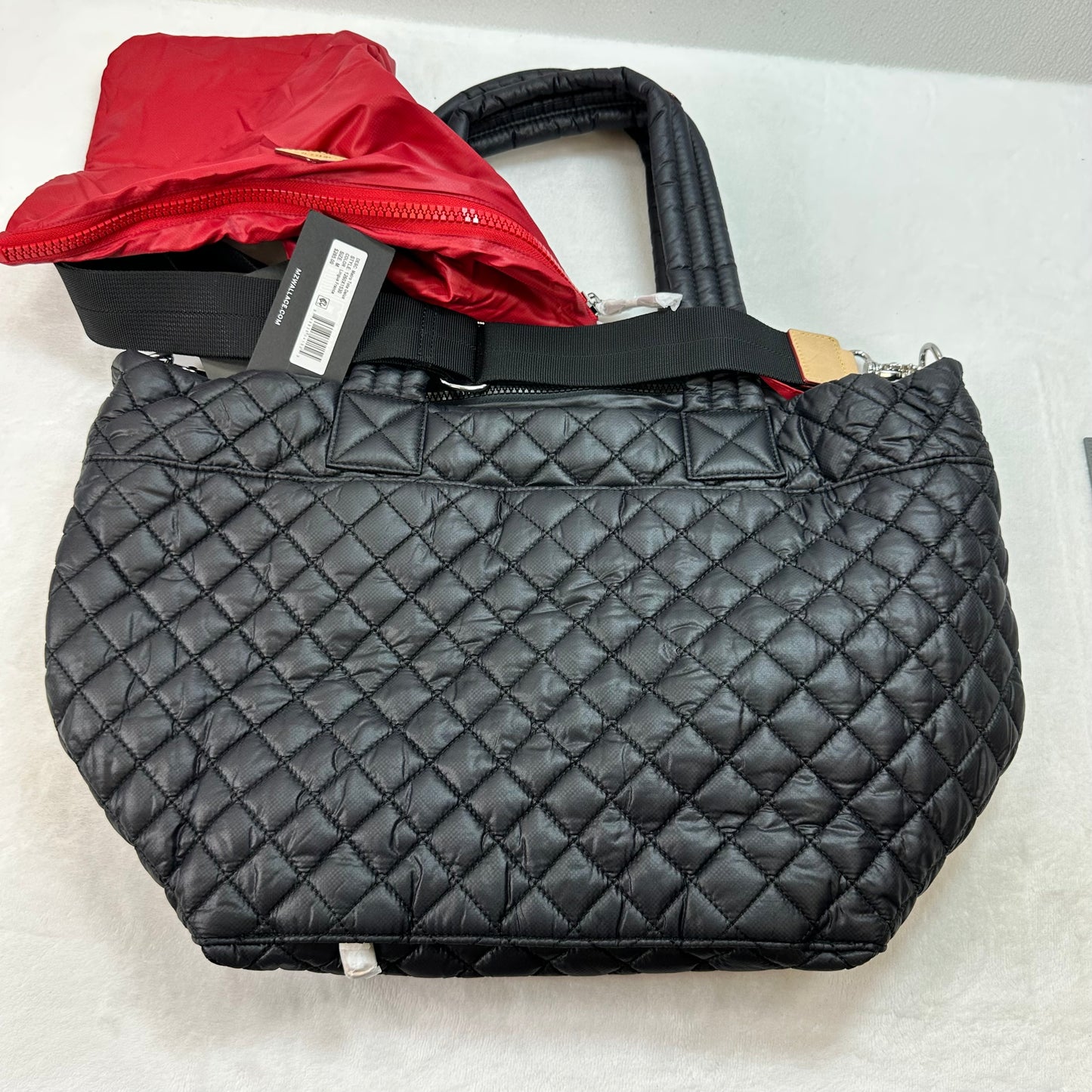Handbag tote By Mz Wallace x Lingua Franca Metro Tote Deluxe bag, Size: Large