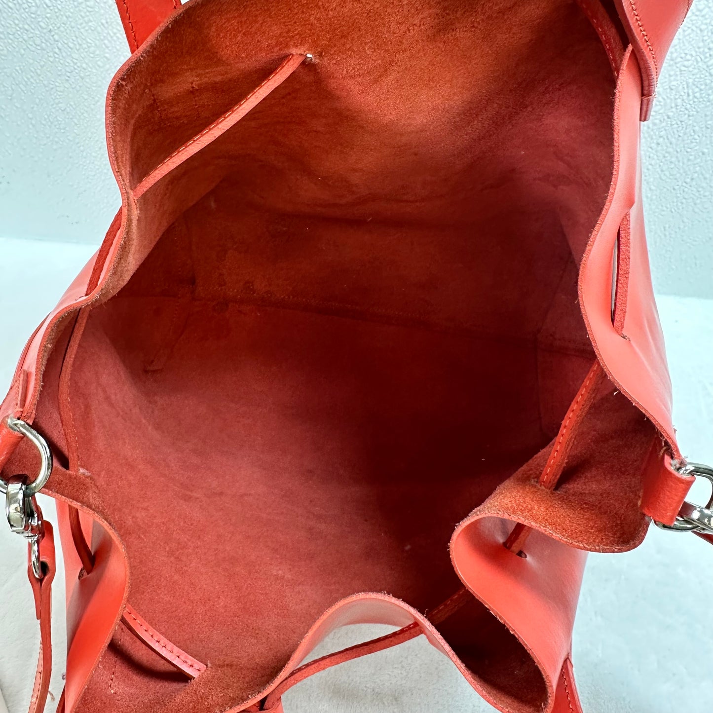 Handbag Leather By LANCASTER, Size: Medium