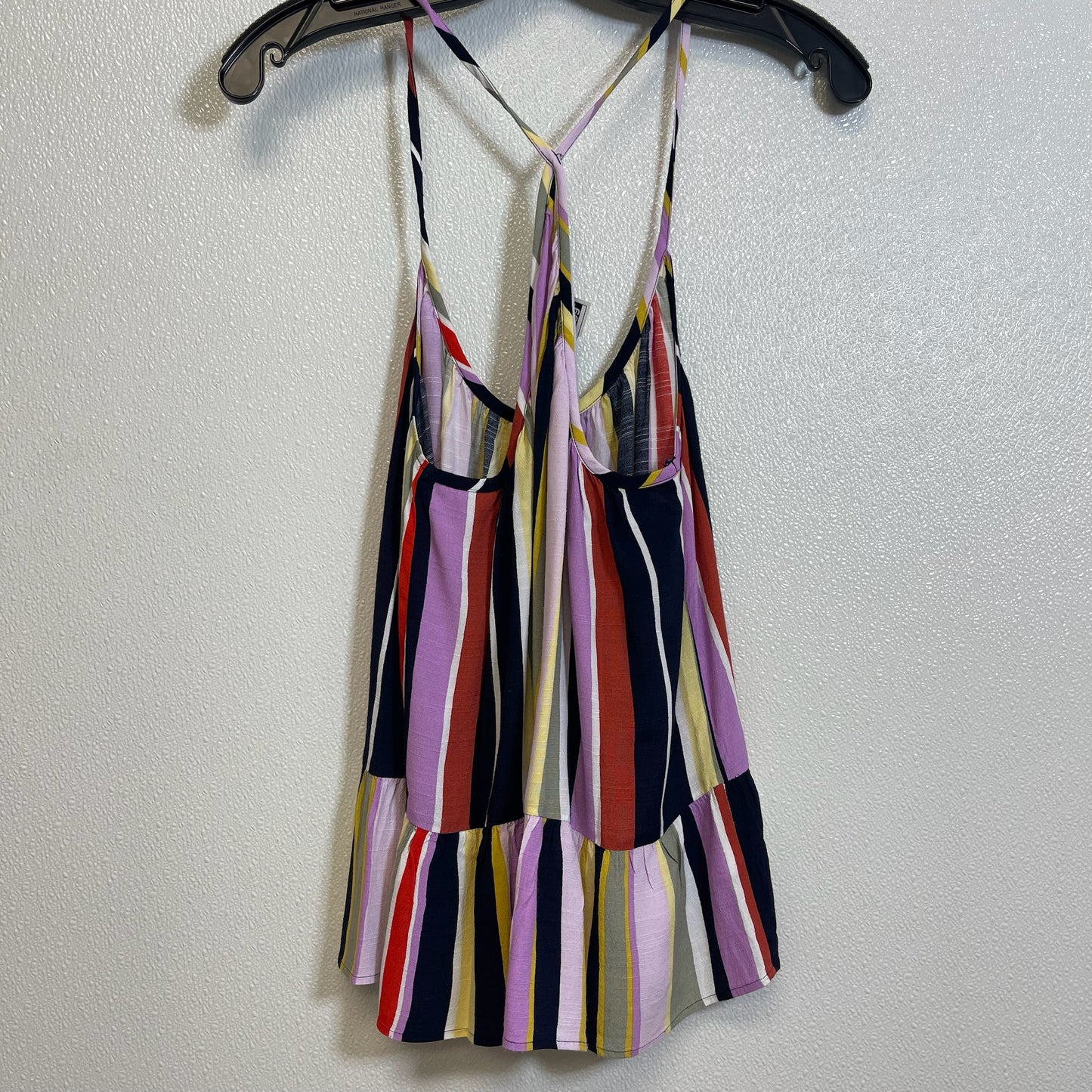 Striped Top Sleeveless Loft, Size L