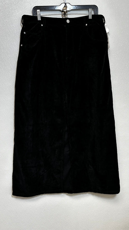 Black Skirt Maxi Pilcro, Size 16