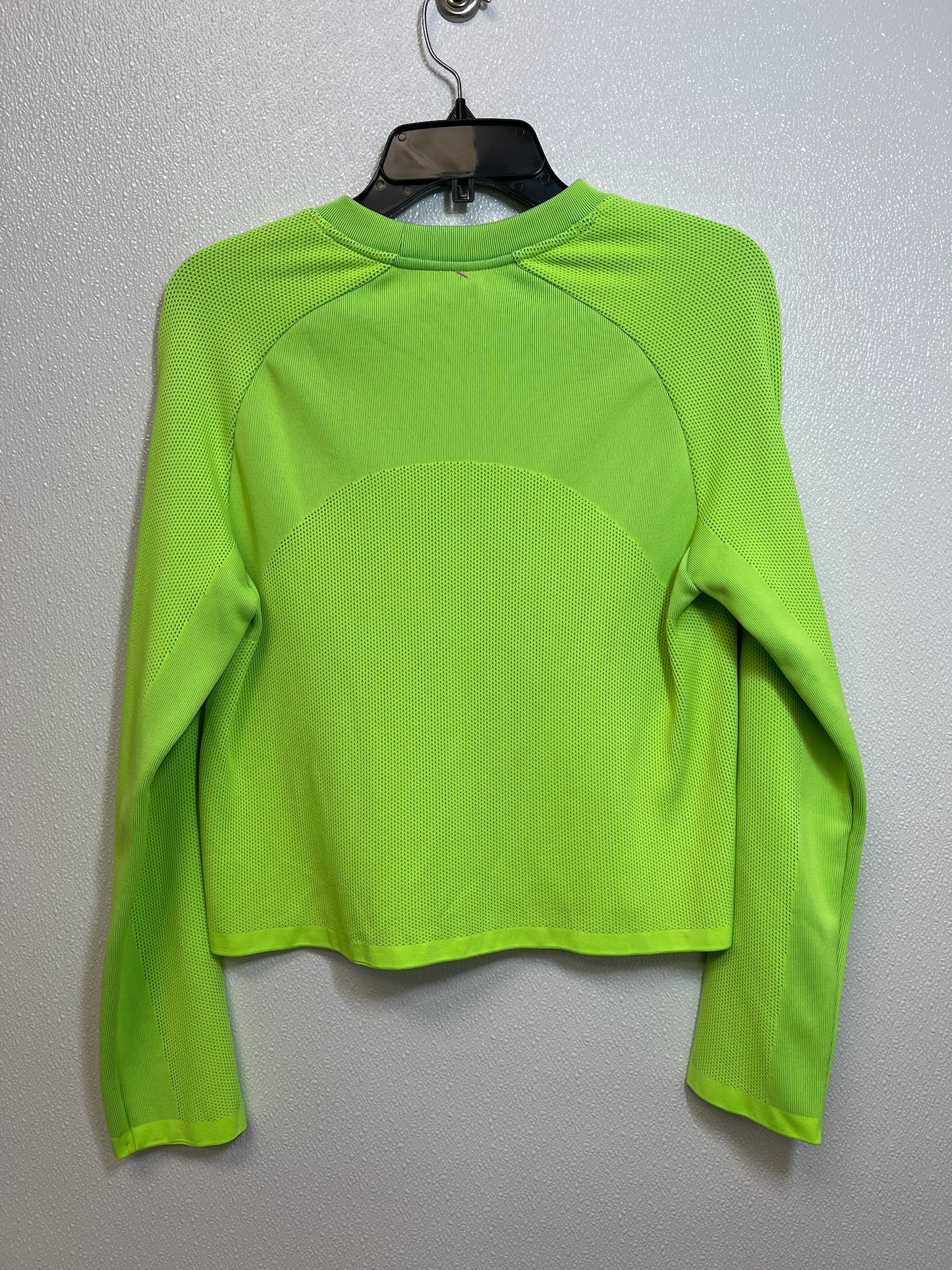 Athletic Top Long Sleeve Crewneck By Athleta In Neon, Size: S