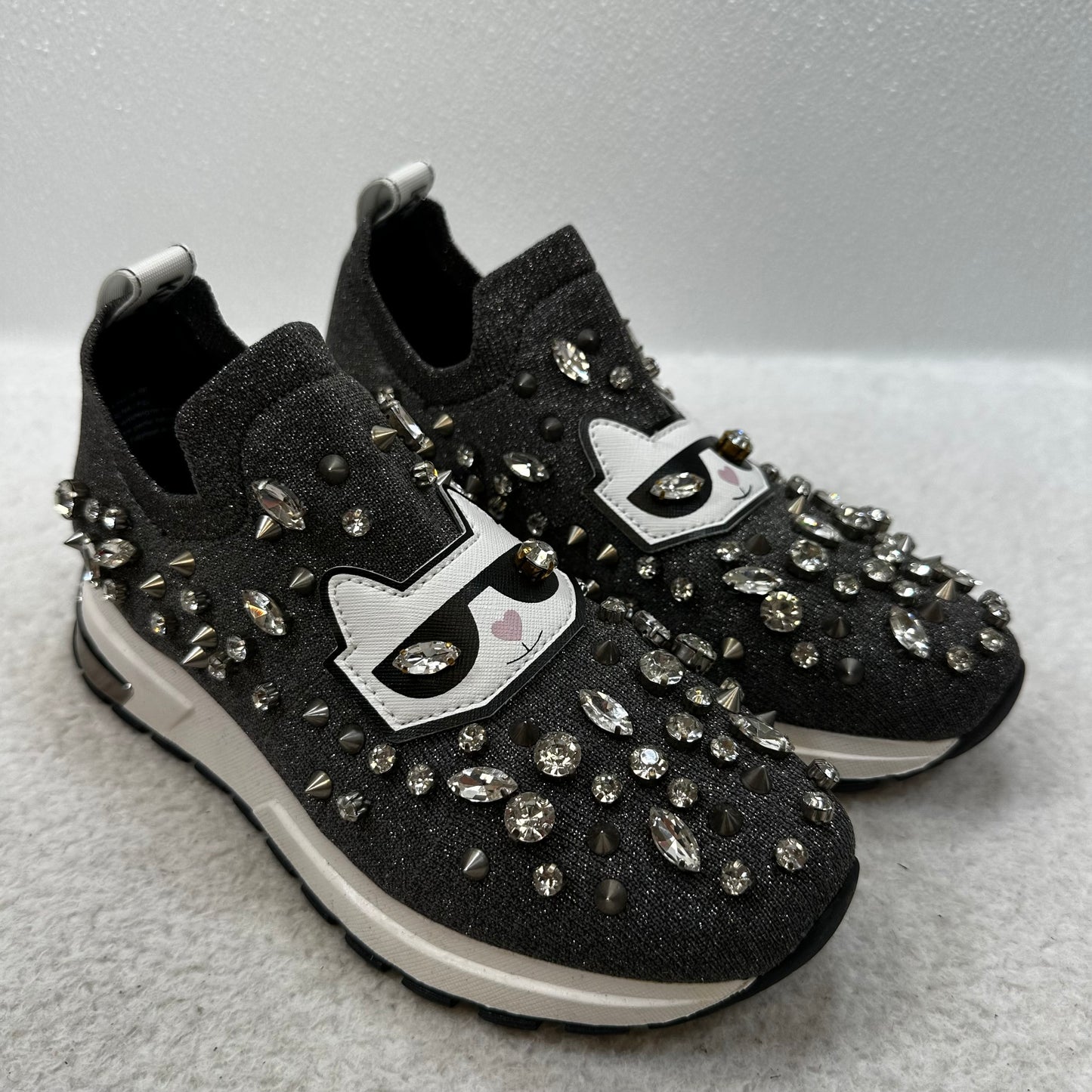 Shoes Sneakers By Karl Lagerfeld In Sparkles, Size: 5.5