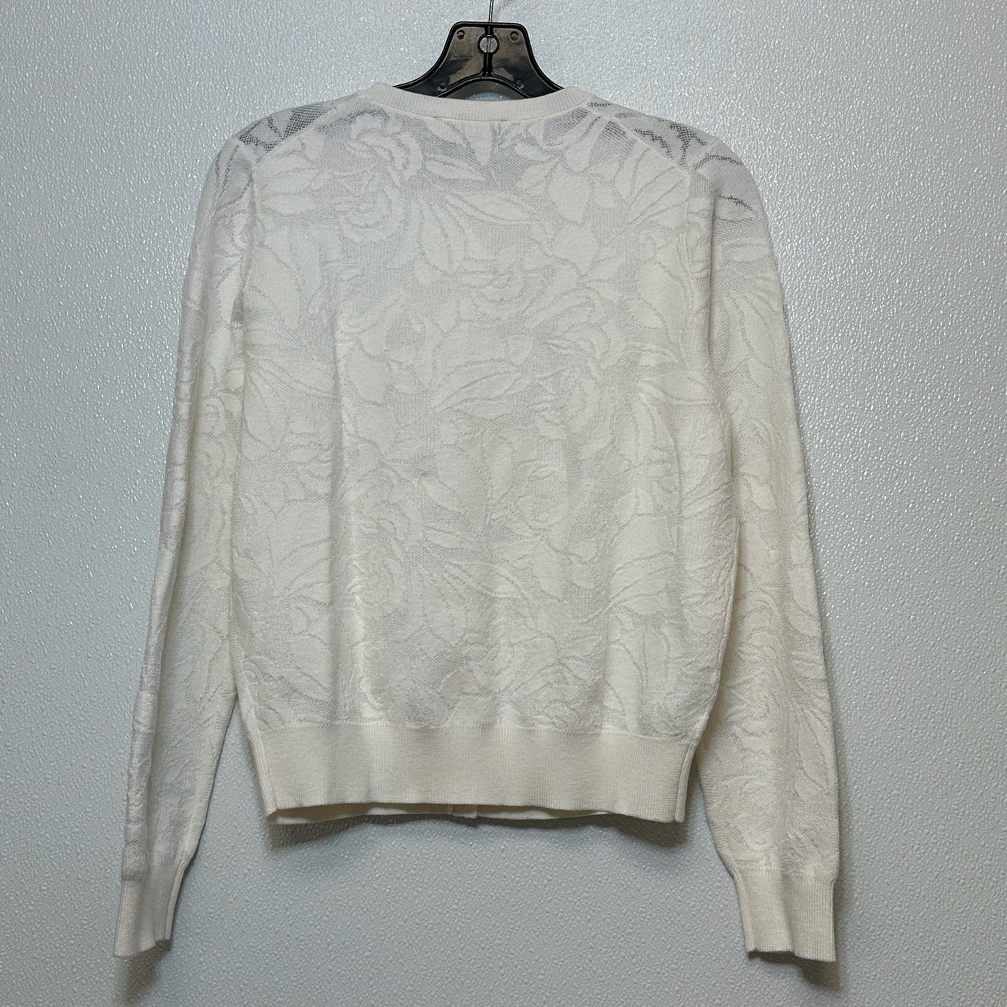 Cardigan By Ann Taylor O In Cream, Size: M