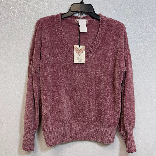 Sweater By Pink Rose In Pink, Size: L