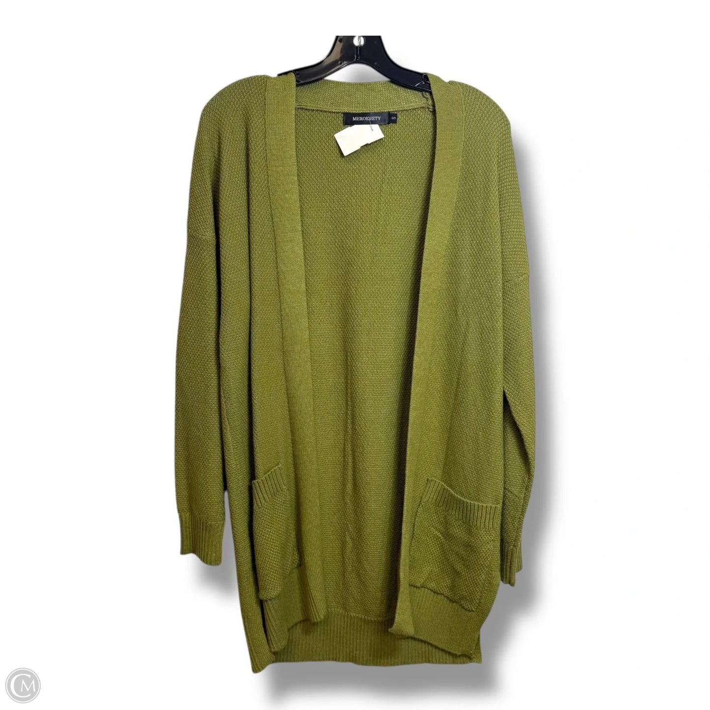 Cardigan By Clothes Mentor In Green, Size: S