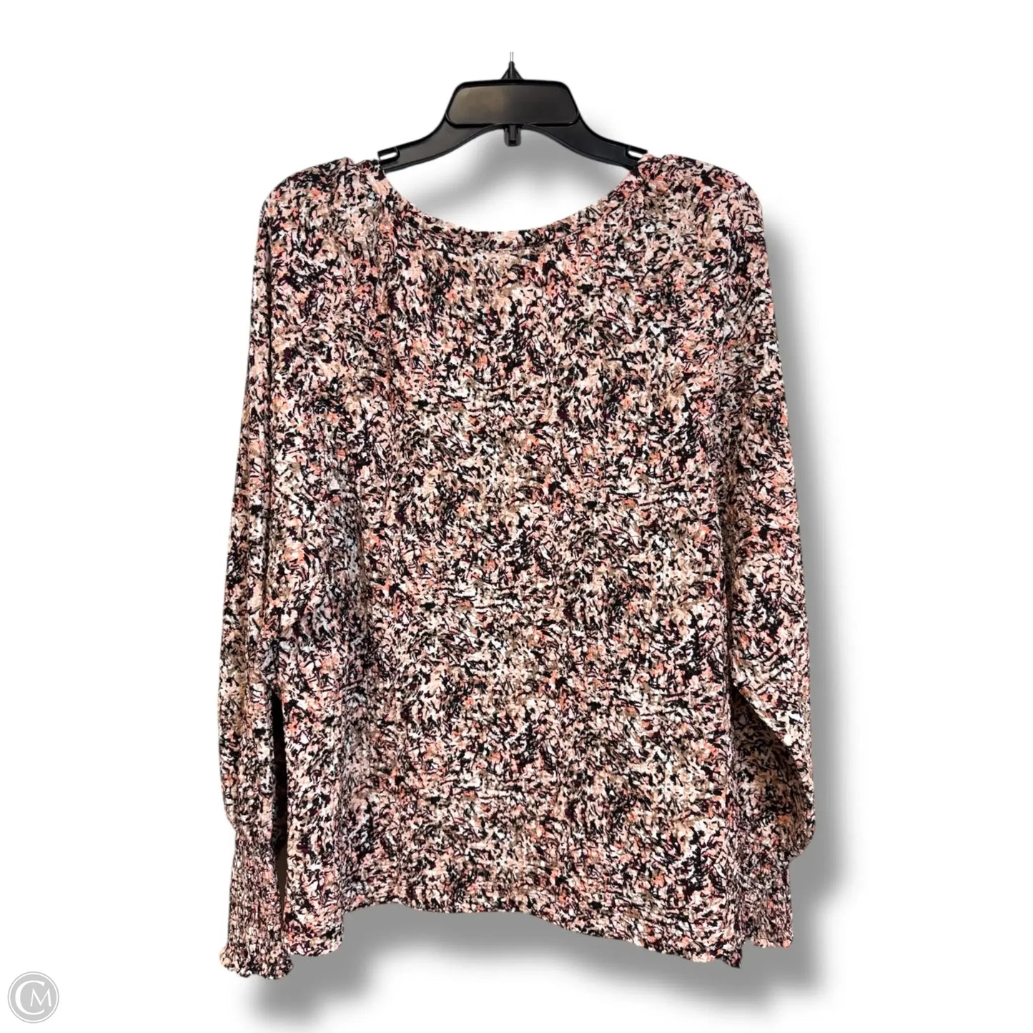 Top Long Sleeve By Loft In Multi-colored, Size: Xl