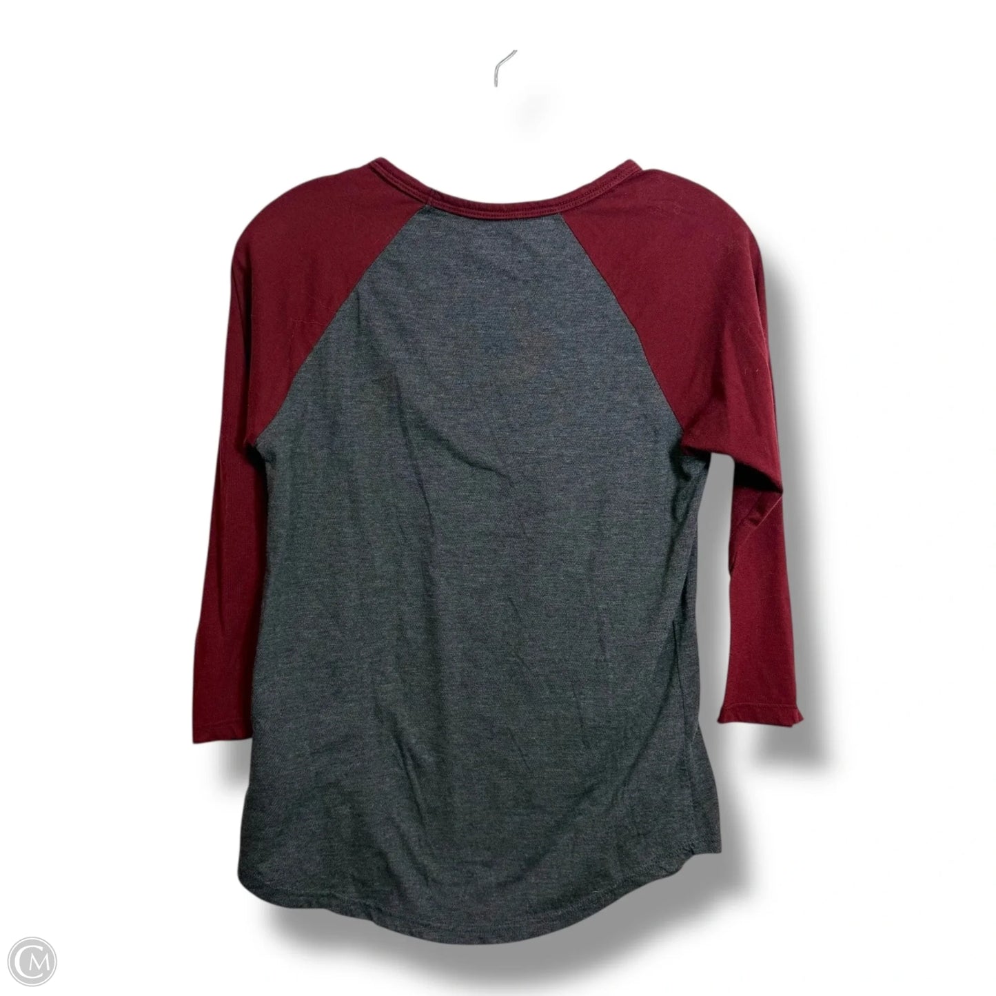 Christmas llama Top Long Sleeve Basic By Cmf In Grey, Size: S