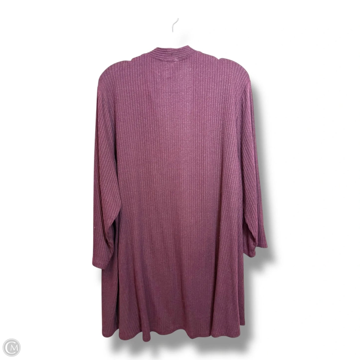 Cardigan By Lane Bryant In Maroon, Size: 2x