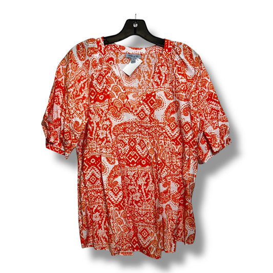 Top Short Sleeve By Clothes Mentor In Orange, Size: S