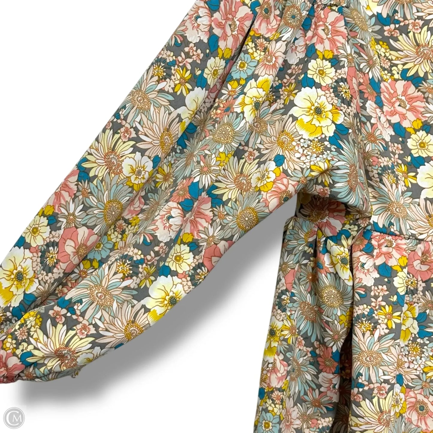 Top Long Sleeve By Entro In Floral Print, Size: M