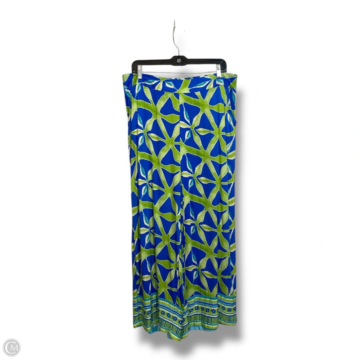 Pants Lounge By Haute Hippie In Blue & Green, Size: Xl