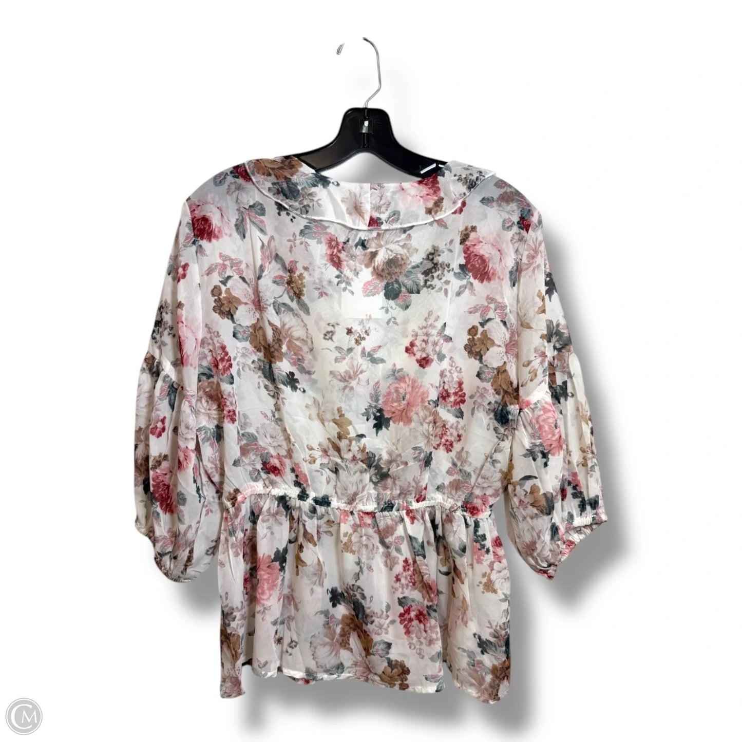 Top Long Sleeve By Hayden La In Floral Print, Size: M